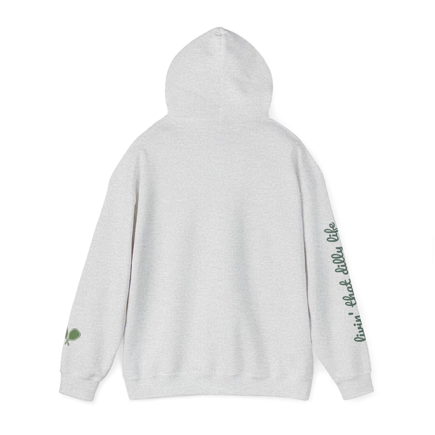 Kosher Pickleball Hoodie - Unisex Heavy Blend™ GREEN print Customize back free - add in instructions