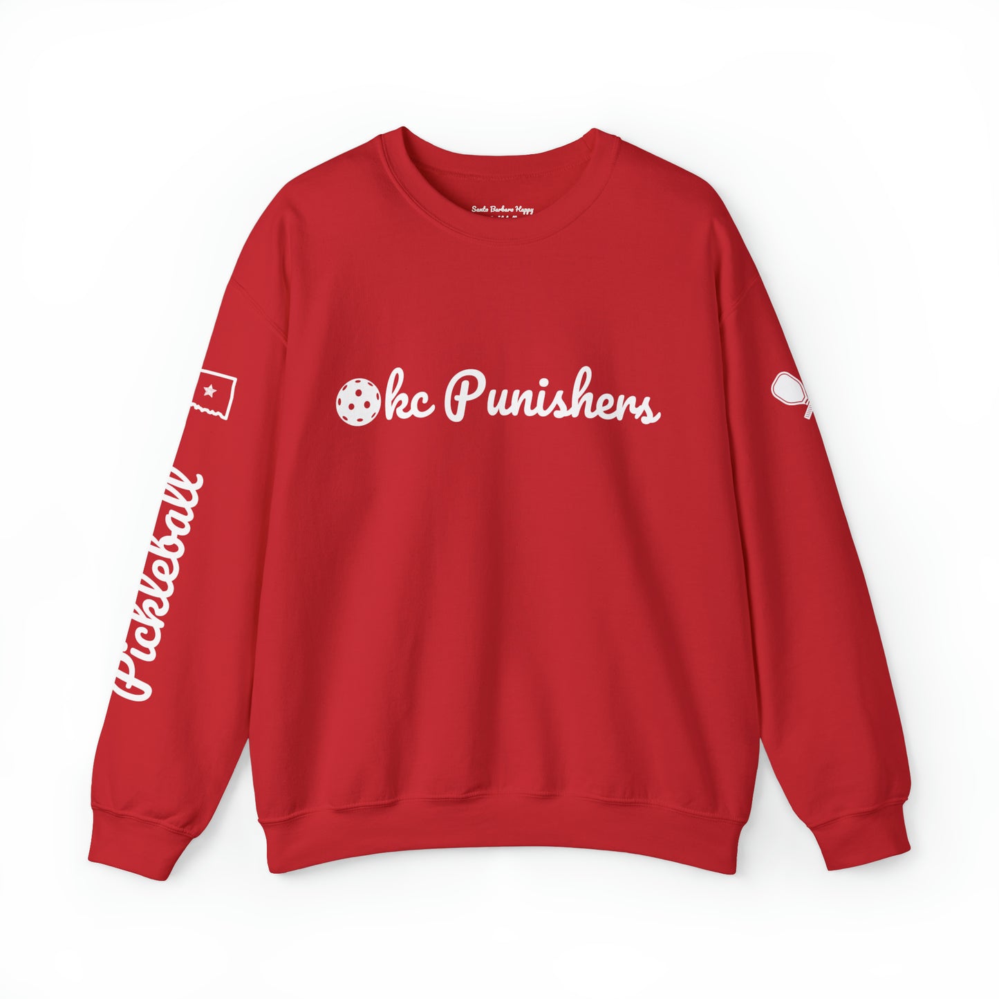 OKC Punishers Script Crew -50% cotton soft, Customize sleeve
