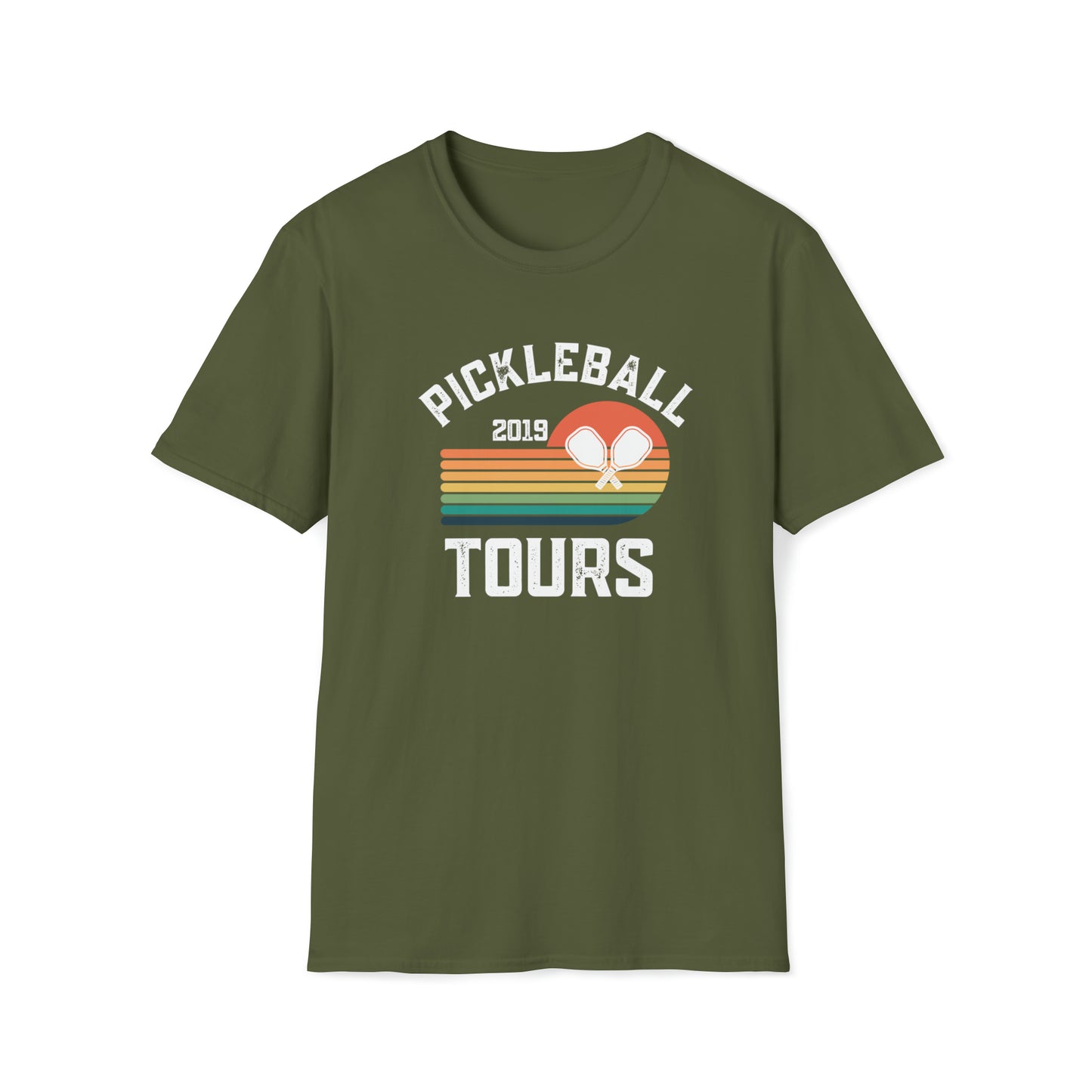 Pickleball Tours - Unisex Softstyle T-Shirt