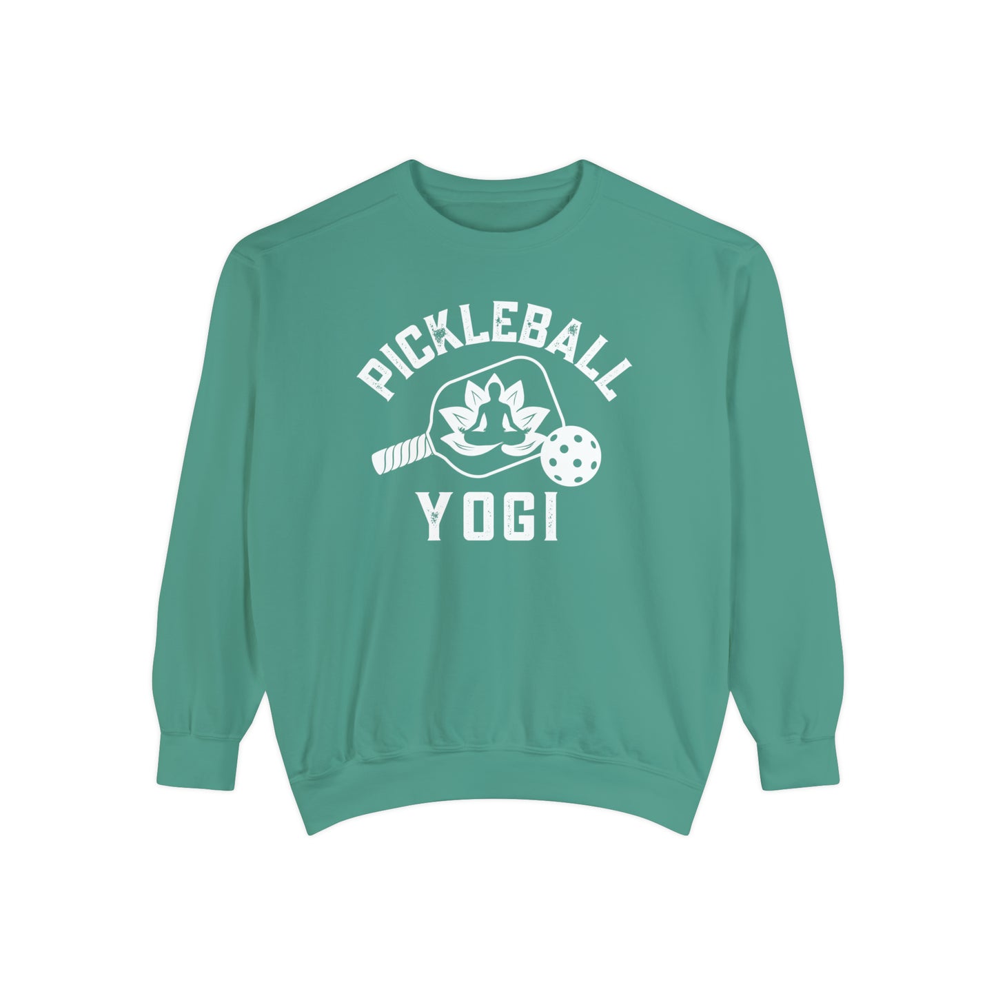 Pickleball Yogi - Unisex Garment-Dyed Sweatshirt