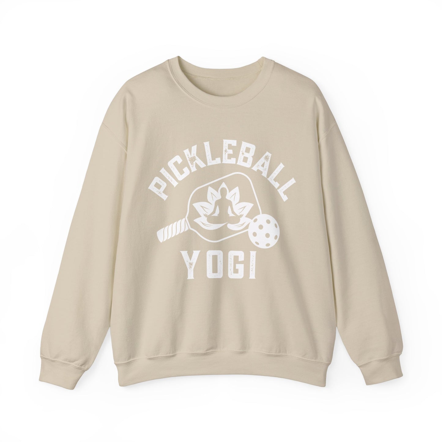 Pickleball Yogi Crew - can customize sleeve & back as shown