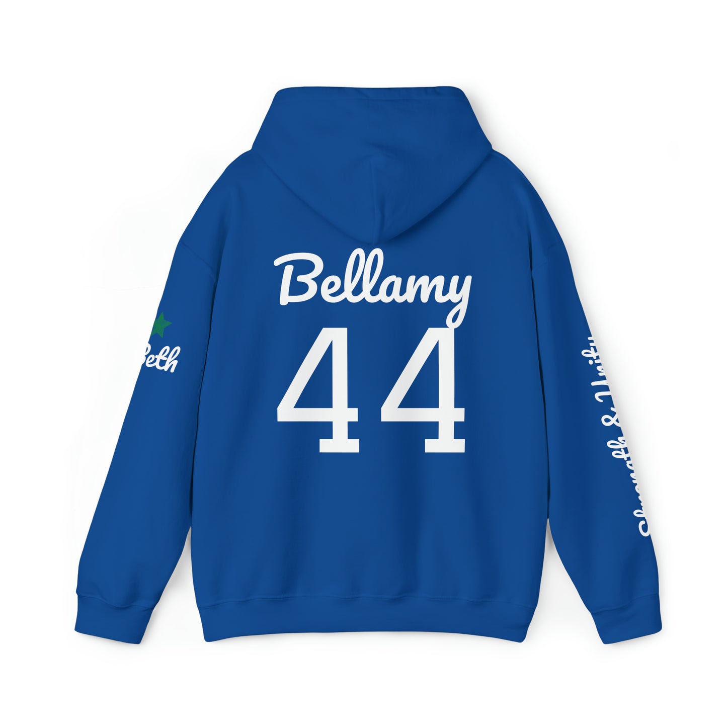 OKC Punishers Hoodie w/ Stars Green Letters - customize sleeve & back