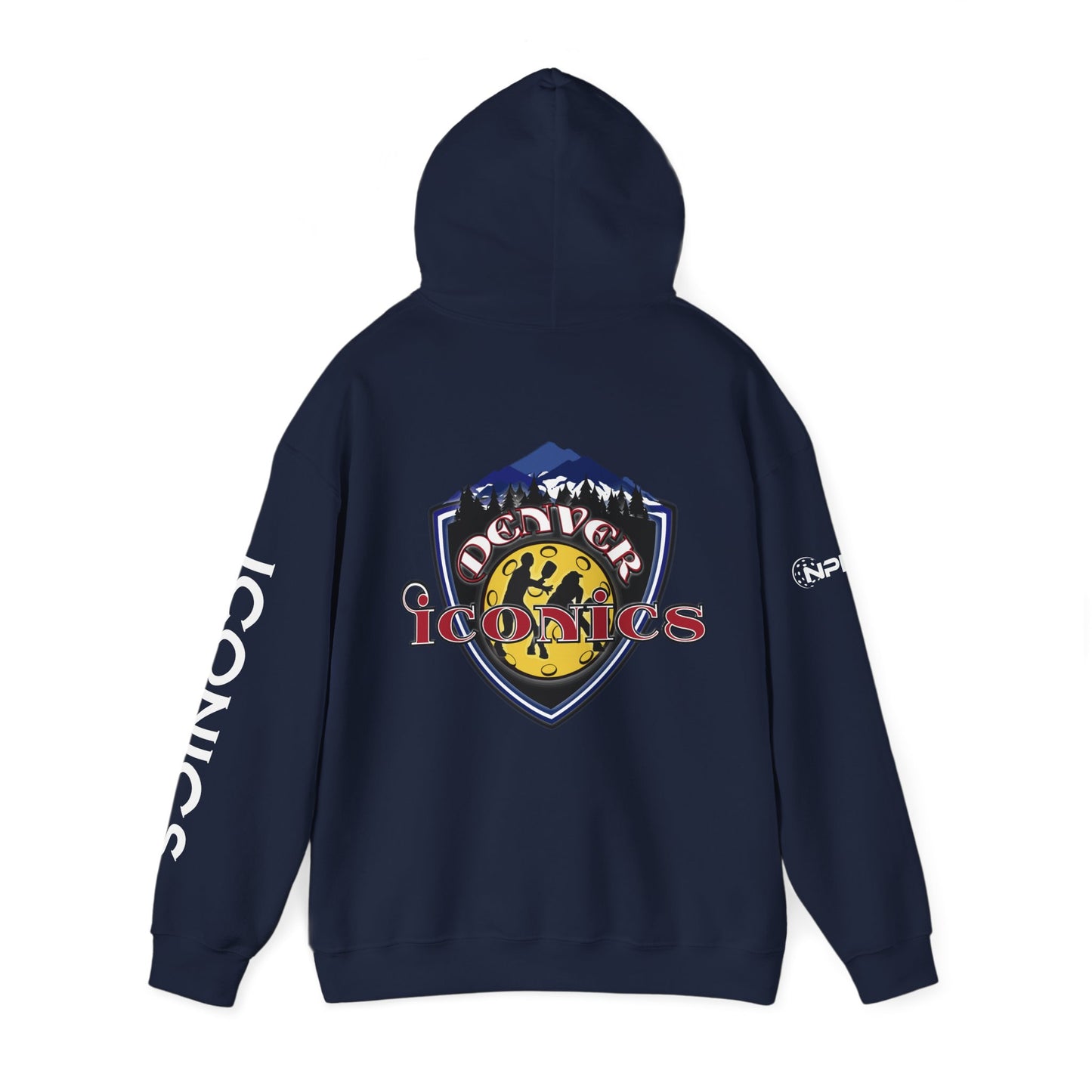 Denver Iconics NPL Team - 4 Sided Design - Unisex Hoodie (customize name)