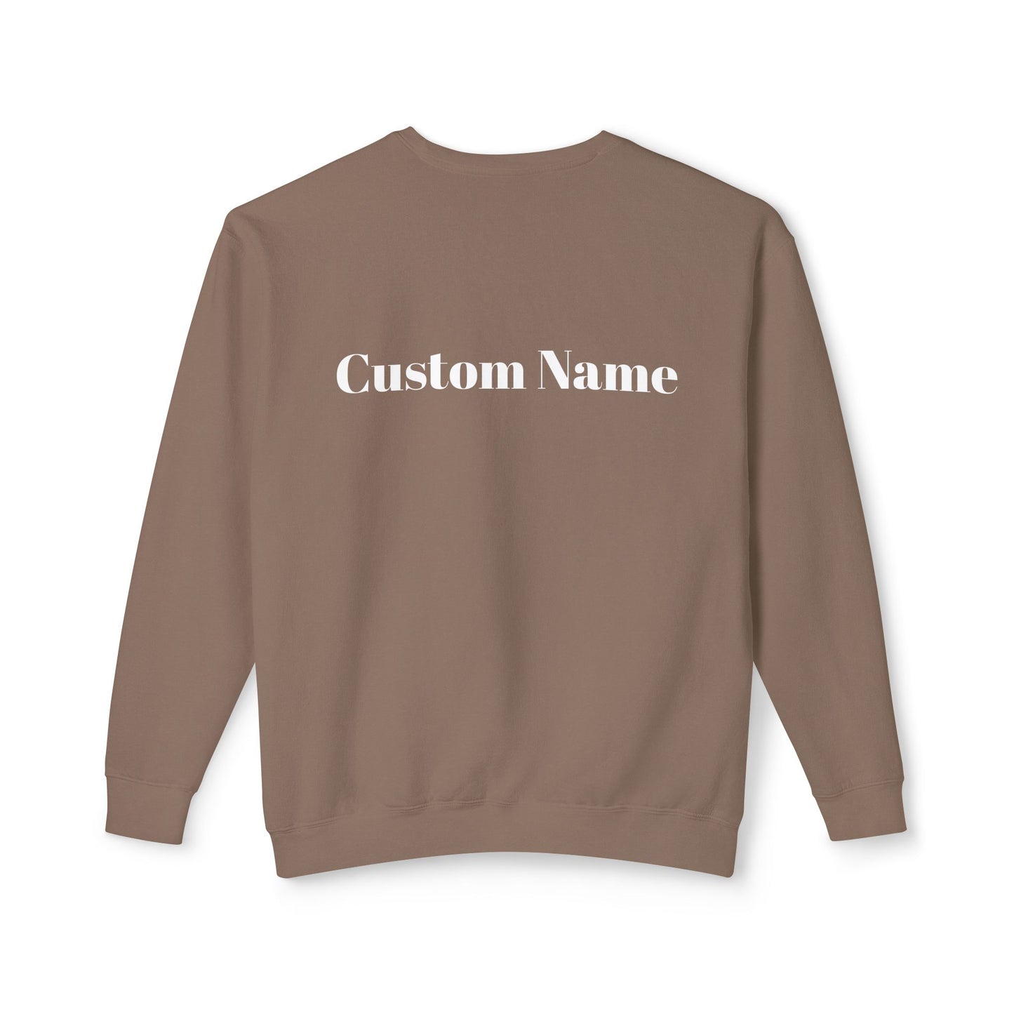 Tucson Pickleball Unisex Lightweight Garment Dyed Crewneck Sweatshirt. Can customize back or sleeve