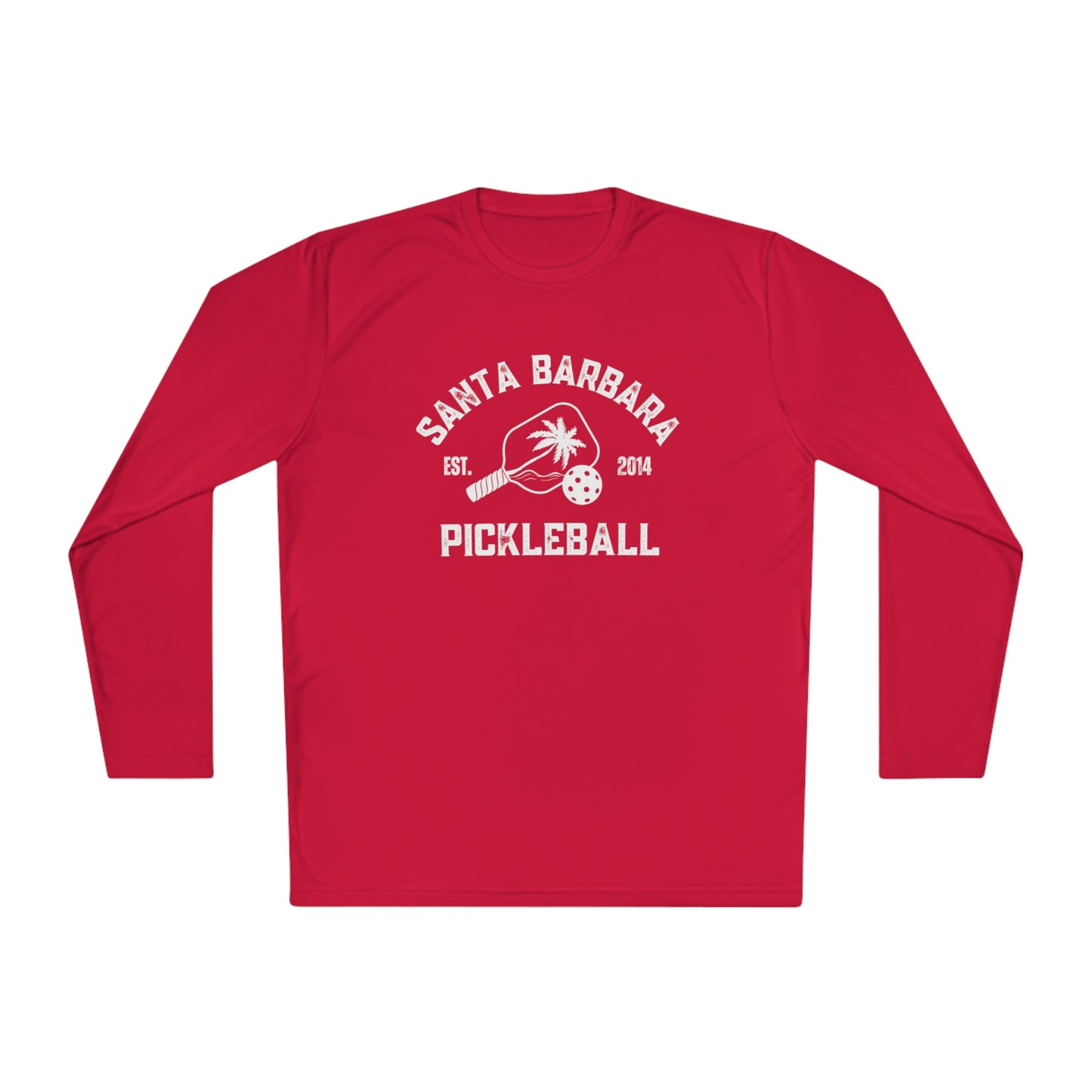 Santa Barbara Pickleball - Jewel Tones - Unisex moisture wicking spf 40 Lightweight Long Sleeve Tee