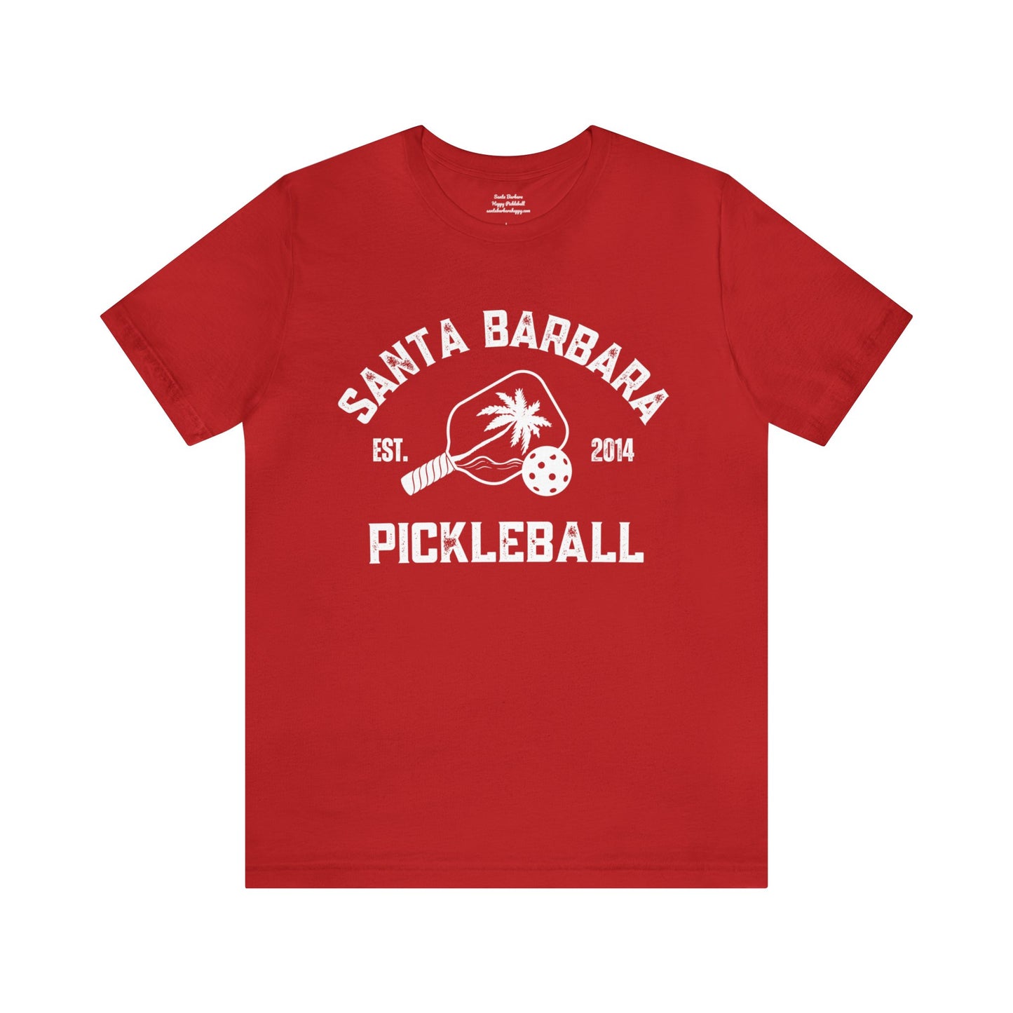 Santa Barbara Pickleball original - 2 day - Unisex 100% airline cotton Jersey Short Sleeve Tee