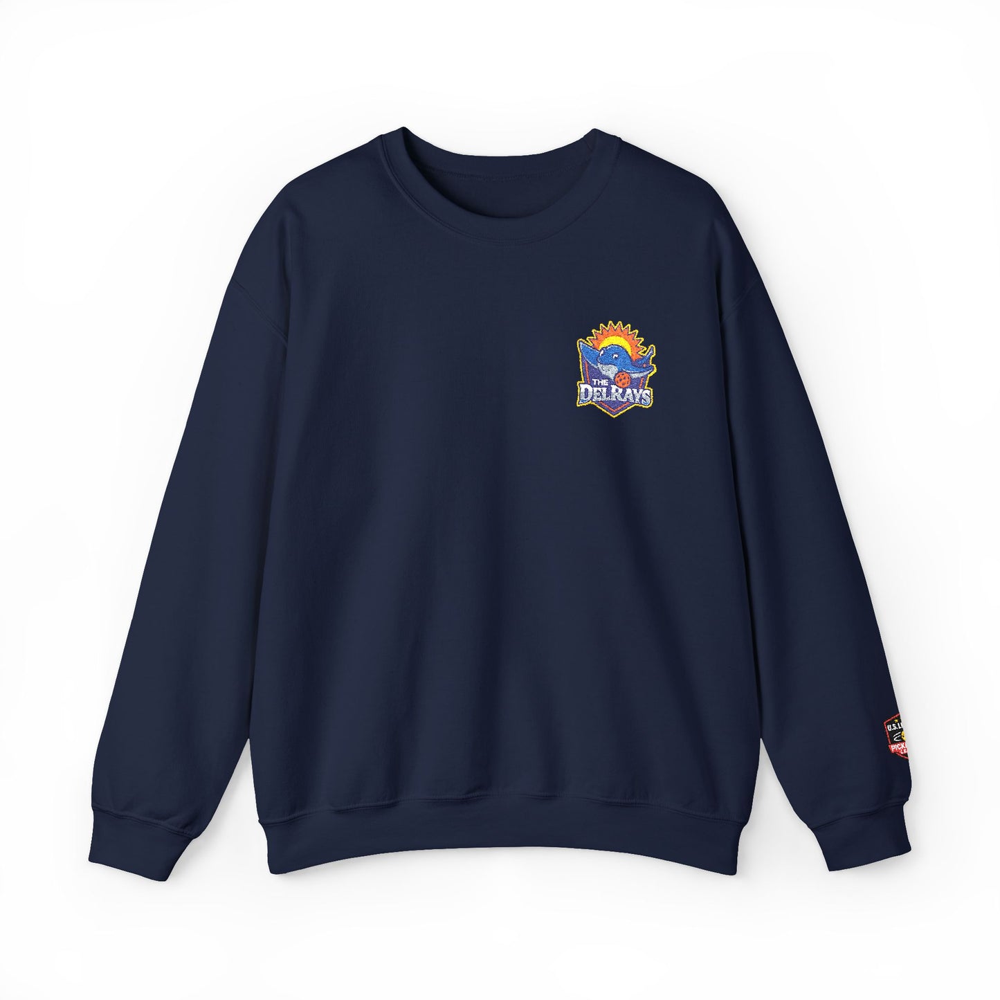 The Del Rays Unisex Embroidered Left Chest, Cuff only Crew