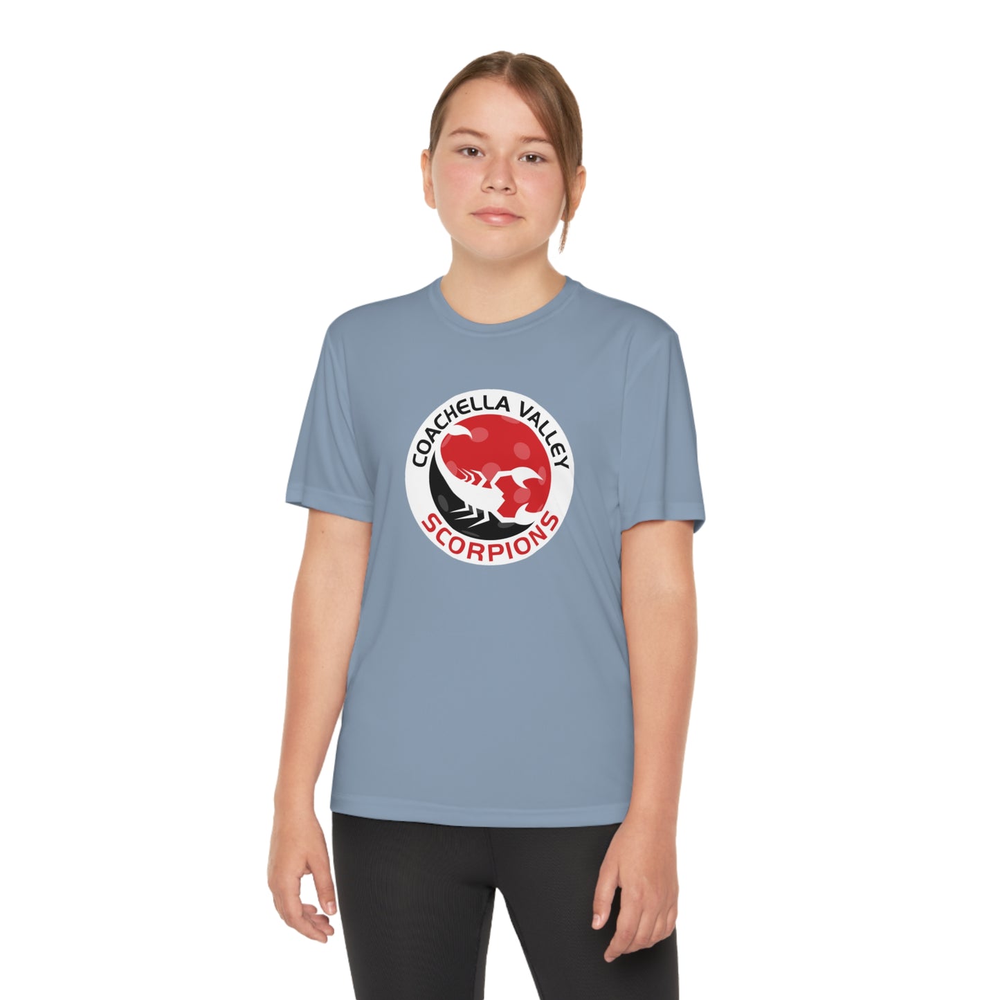 Coachella Valley Scorpions - Youth Competitor Tee, Moisture Wicking -customize back