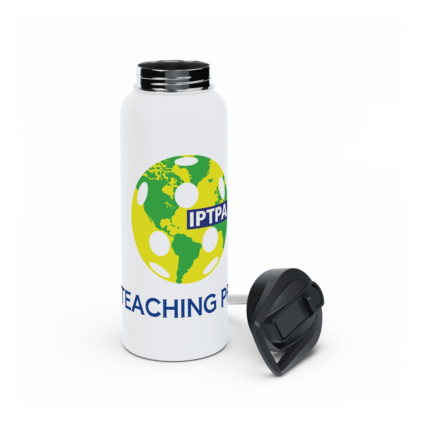 IPTPA Teaching Pro (or your name) 32 oz large -Stainless Steel Water Bottle, Standard Lid