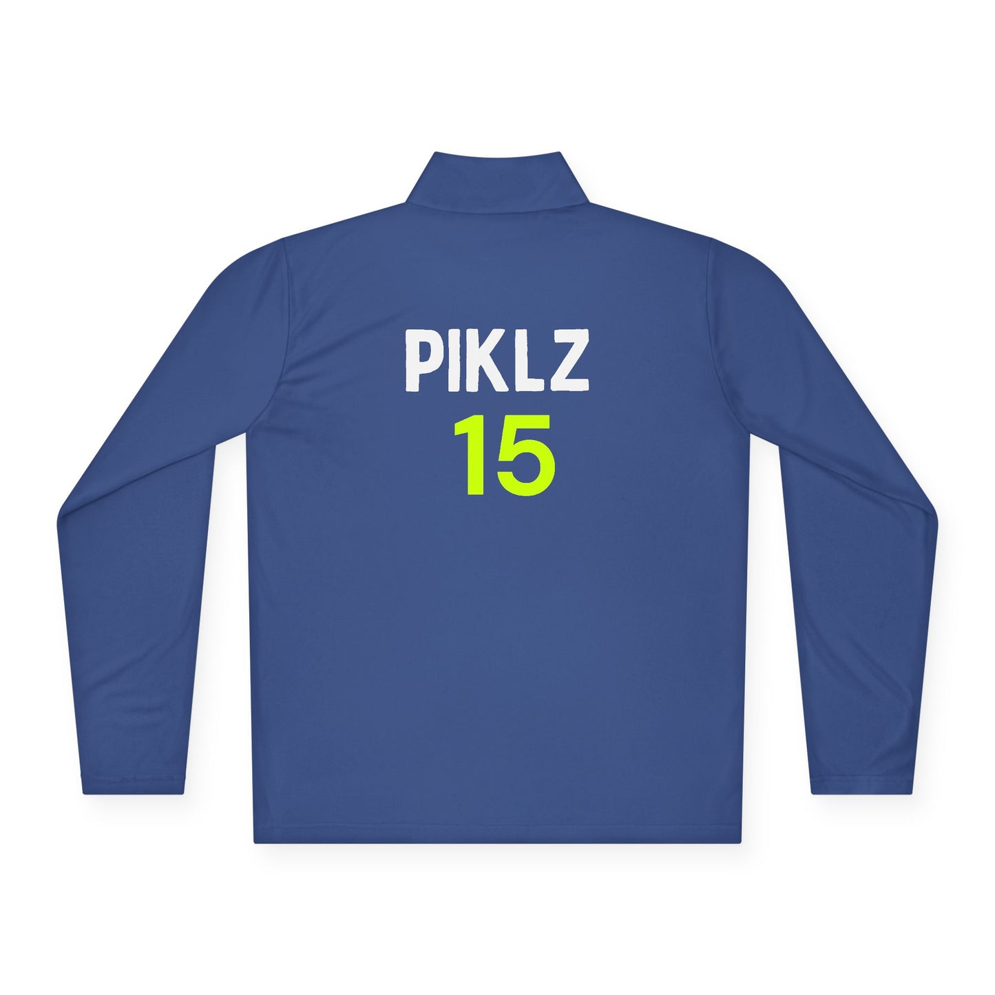 PICKLZ 15 Unisex SPF 40 Moisture Wicking Quarter-Zip Pullover - add your number in instructions