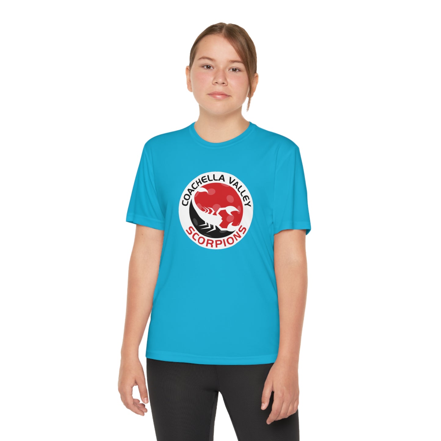 Coachella Valley Scorpions - Youth Competitor Tee, Moisture Wicking -customize back