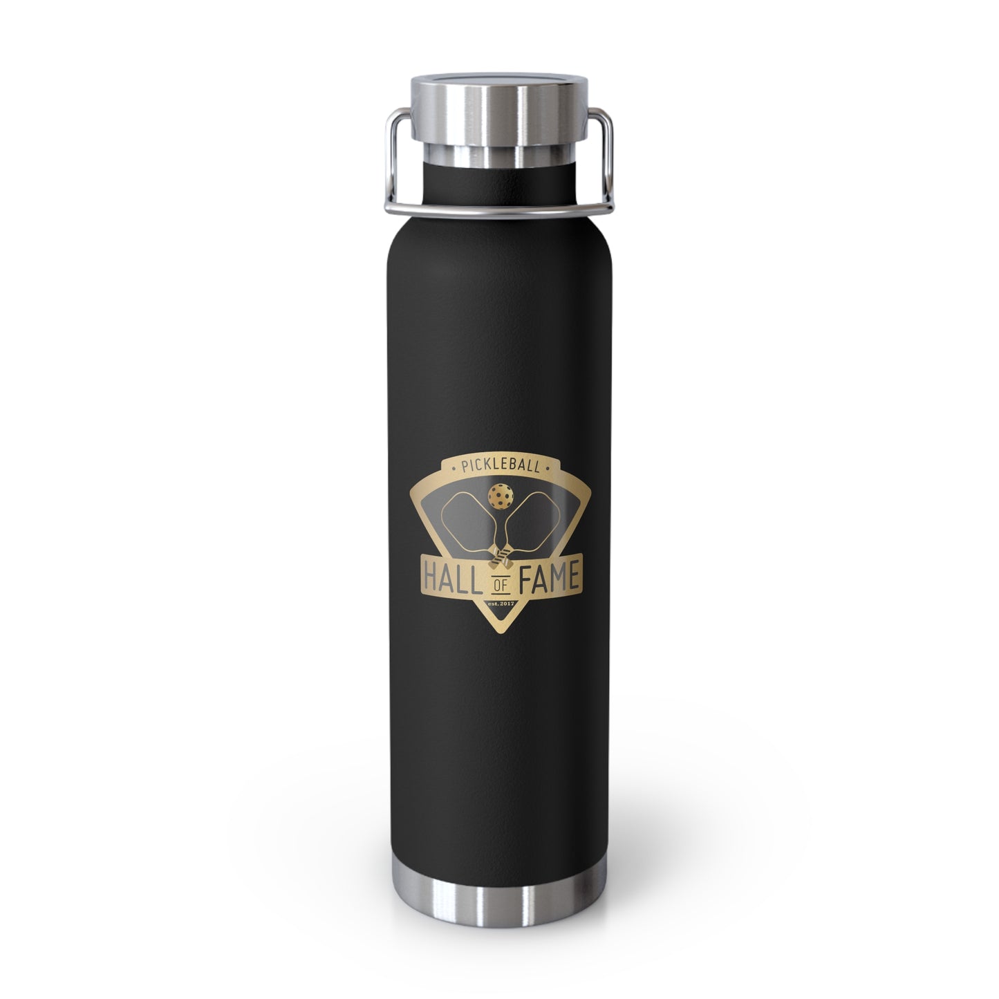 Pickleball Hall of Fame Copper Vacuum Insulated Bottle, 22oz