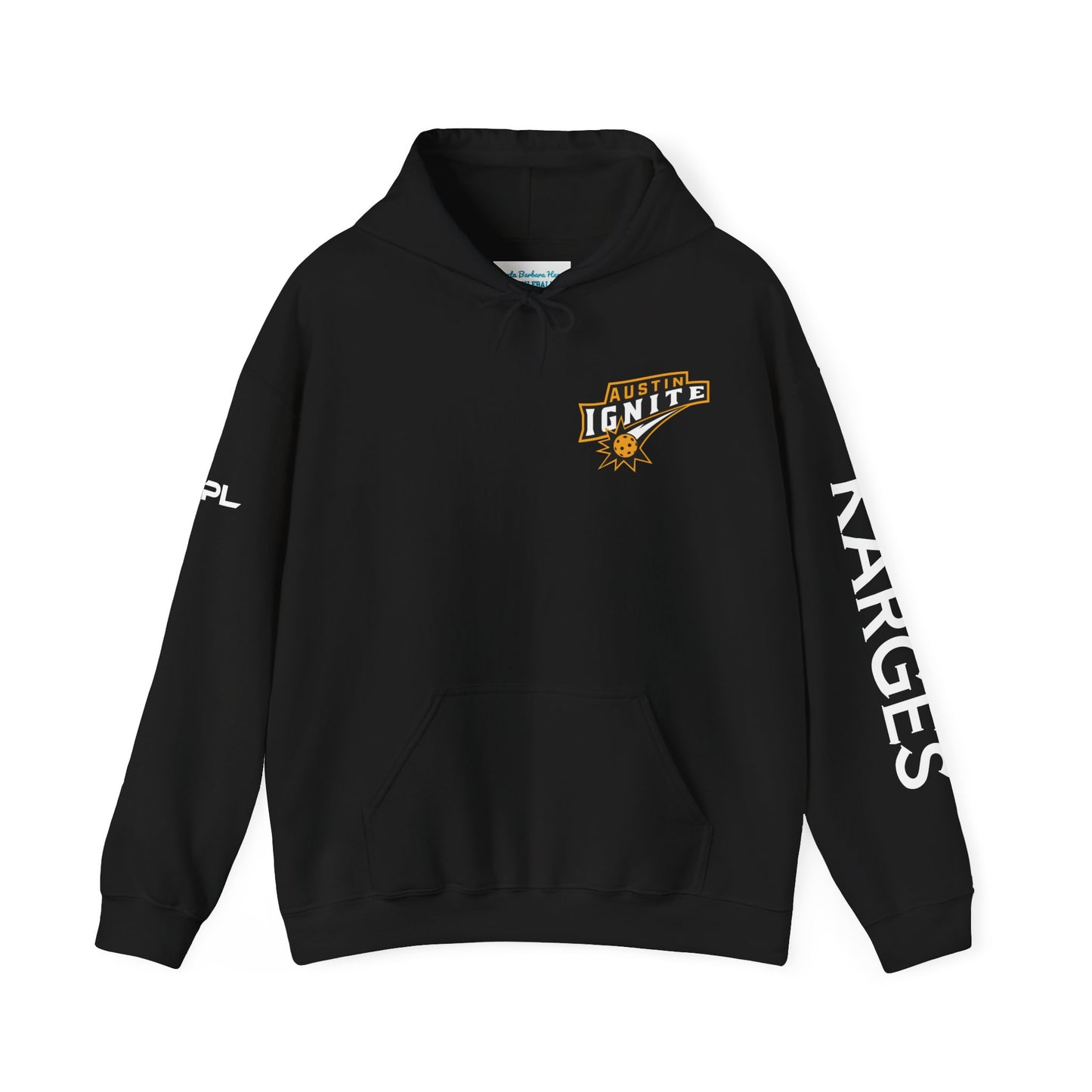 Austin Ignite NPL Team (All caps last name sleeve) Large logo back