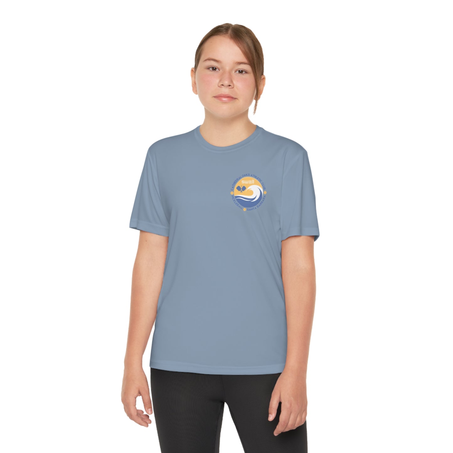 Cathedral Oaks - SWELL - Pickleball -Youth Competitor Tee - can add name
