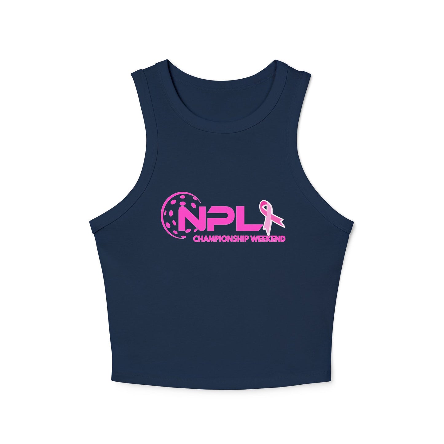 NPL Championship Weekend w/ ribbon -Women's Micro Rib Racer Tank Top