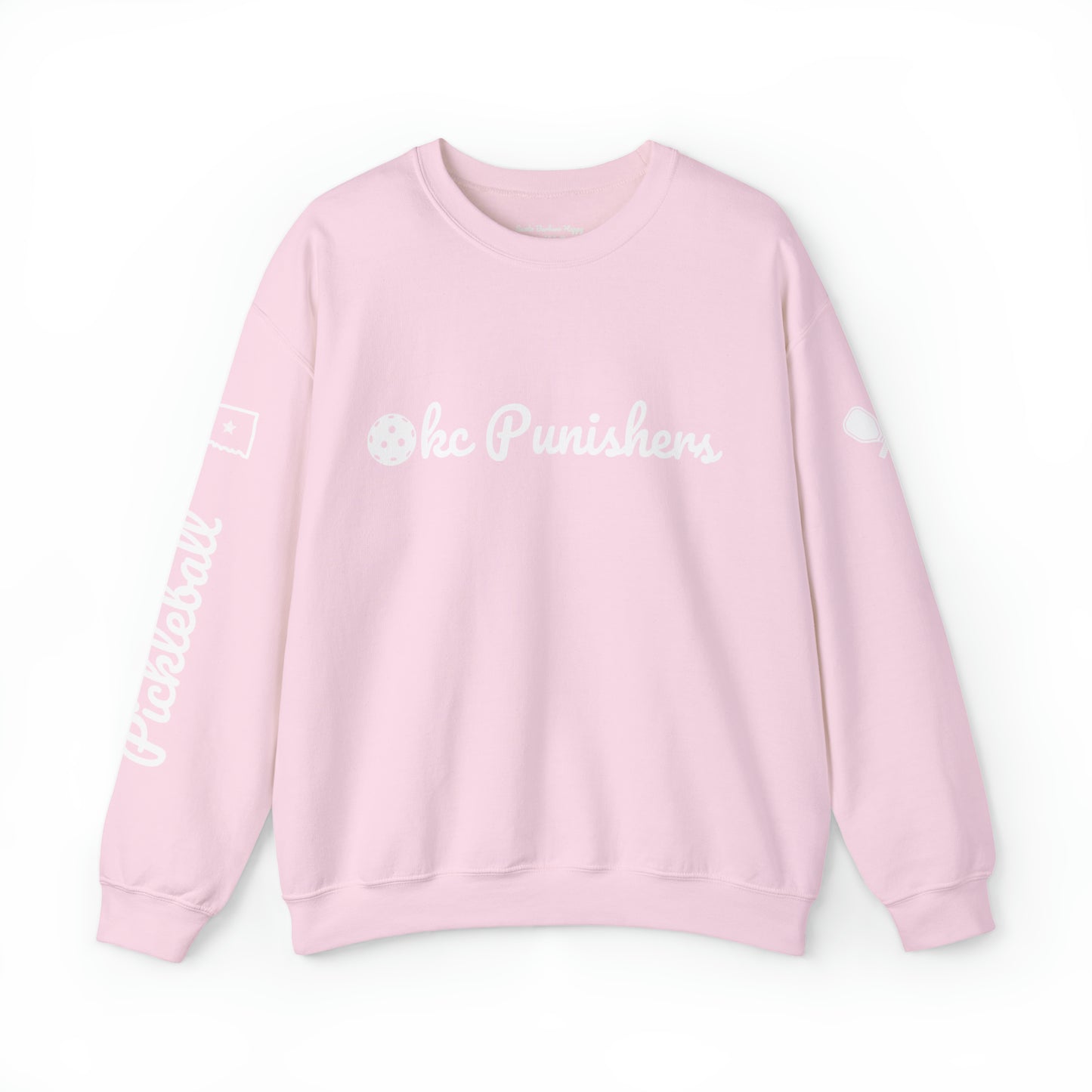 OKC Punishers Script Crew -50% cotton soft, Customize sleeve