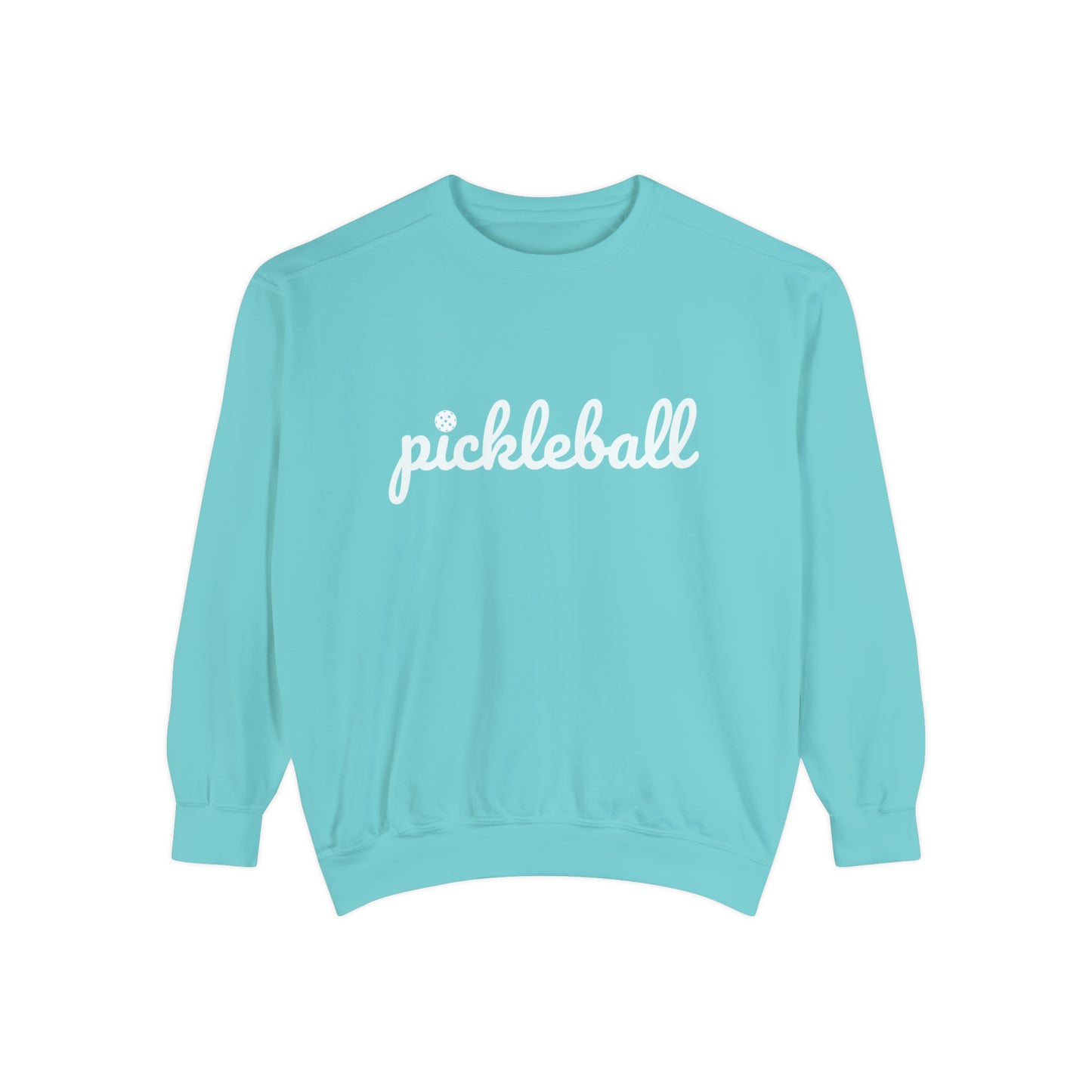 Kara’s Pickleball Script w/ Ball - unisex garment dyed crew. - Comfort Colors