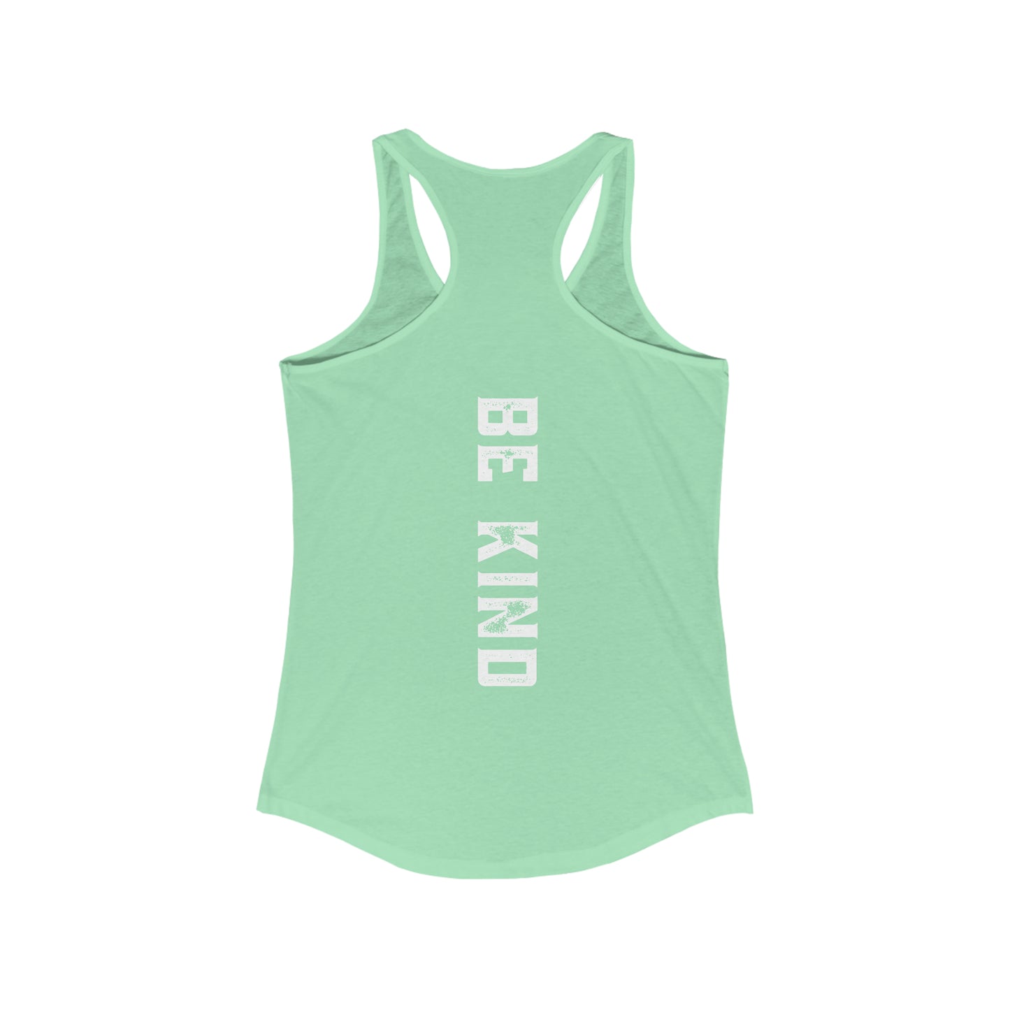 Pickleball Yogi - Be Kind on Back -Women's Ideal Racerback Tank -