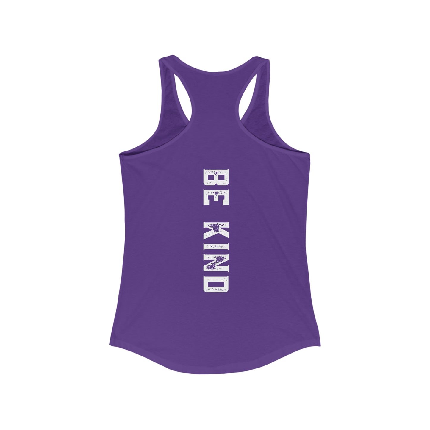 Pickleball Yogi - Be Kind on Back -Women's Ideal Racerback Tank -