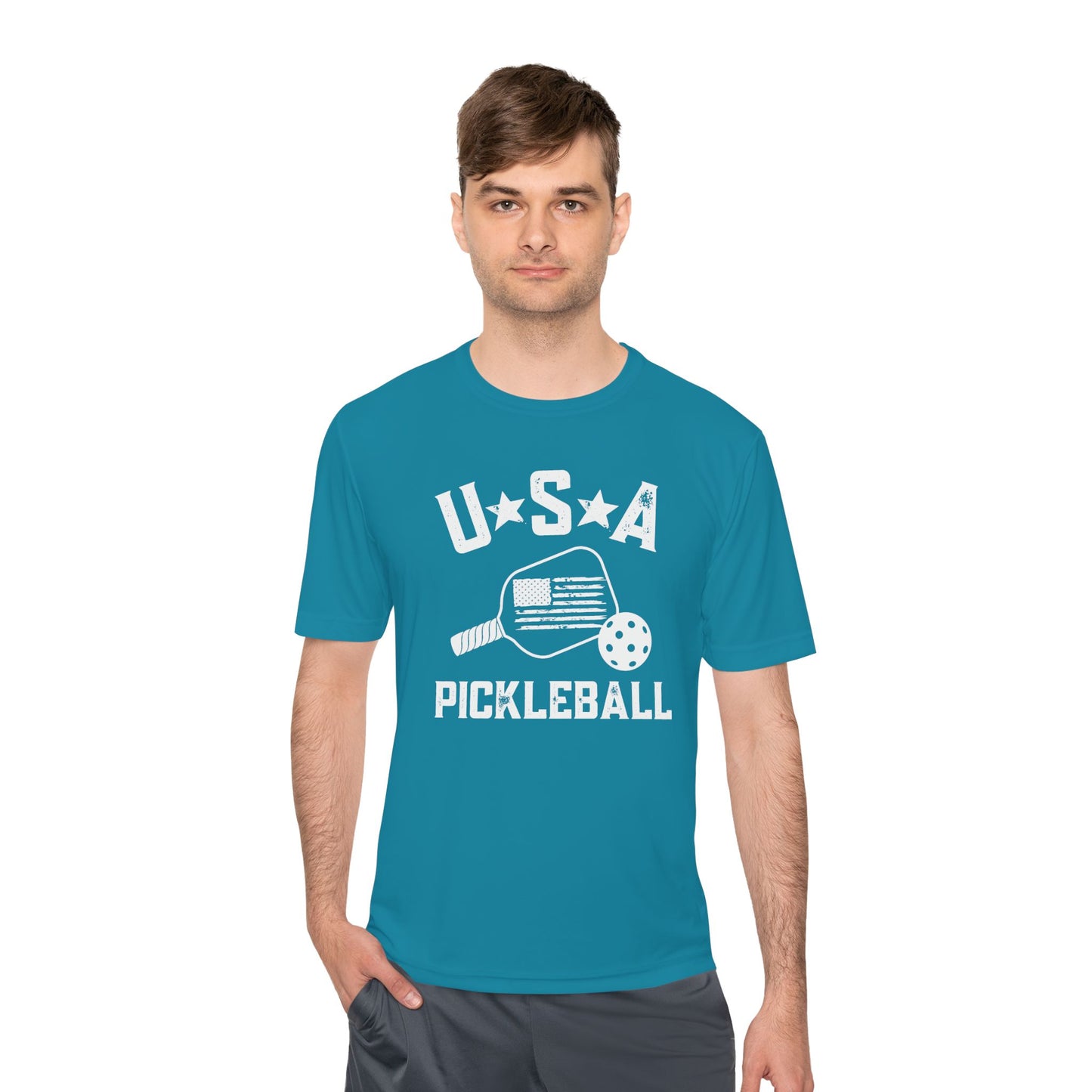 USA Pickleball - Unisex Moisture Wicking Tee