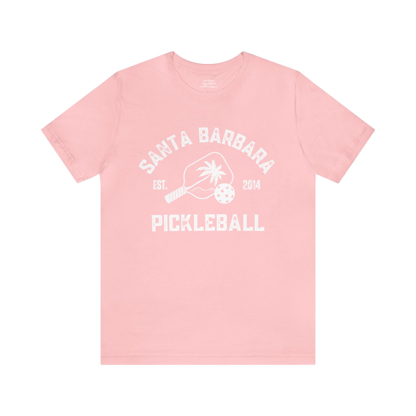 Santa Barbara Pickleball original - 2 day - Unisex 100% airline cotton Jersey Short Sleeve Tee