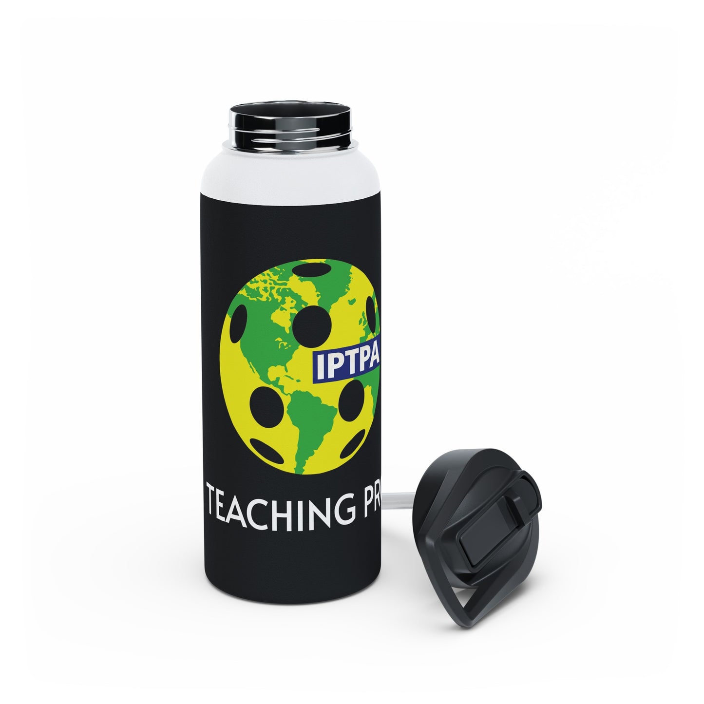 IPTPA Teaching Pro (or your name) 32 oz large -Stainless Steel Water Bottle, Standard Lid