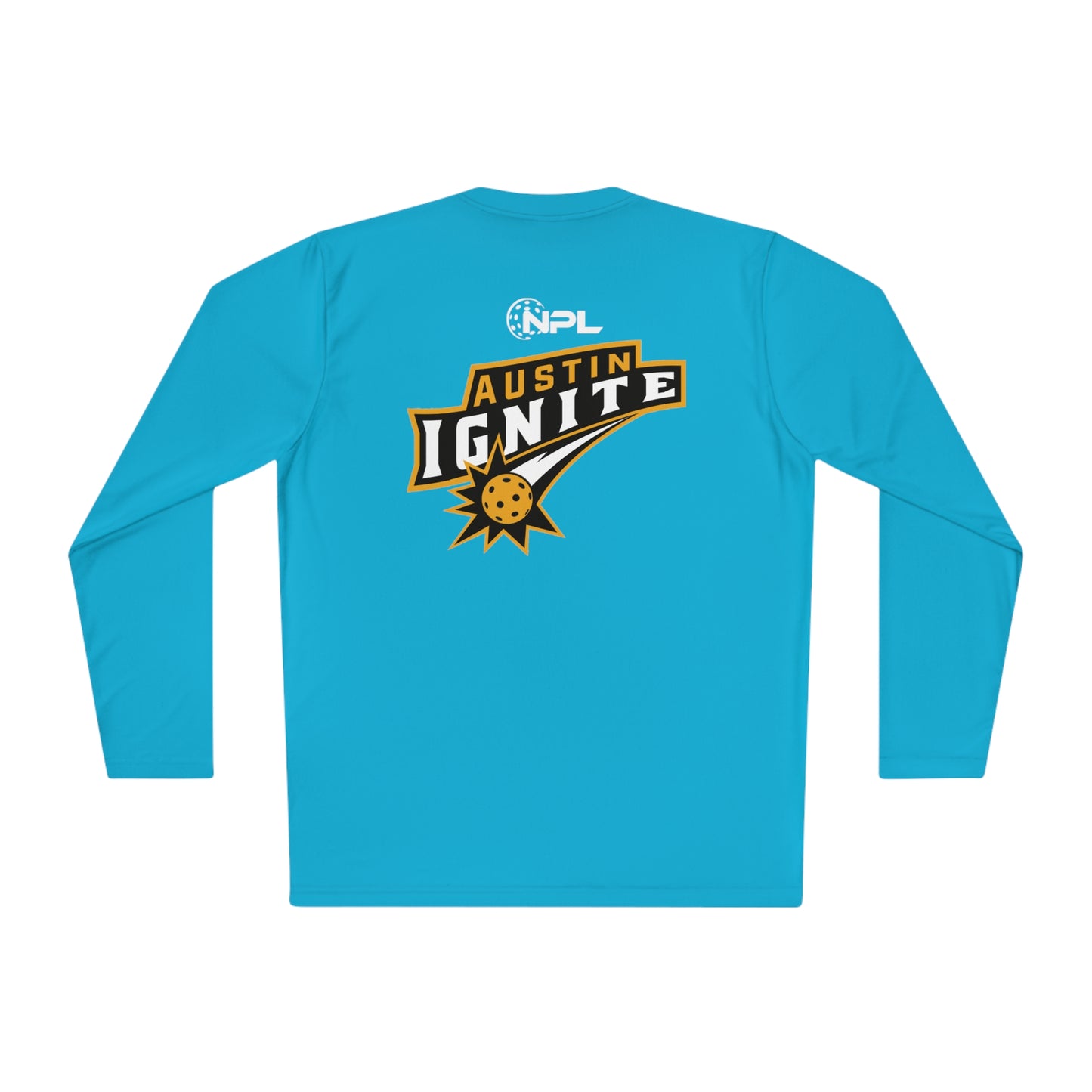 Austin Ignite NPL Team - Unisex Fuller Cut -Moisture Wicking Lightweight Long Sleeve, SPF 40 - customize back