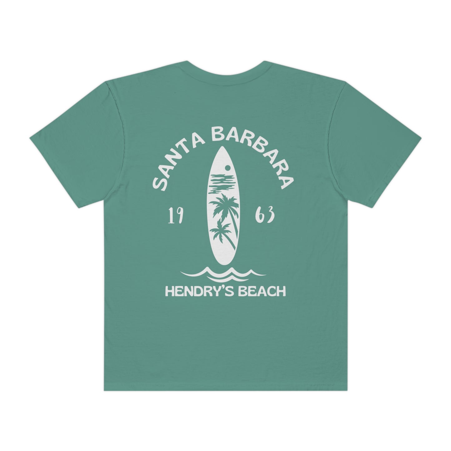 Santa Barbara Hendry’s Beach T-shirt - Comfort Colors- oversized fit
