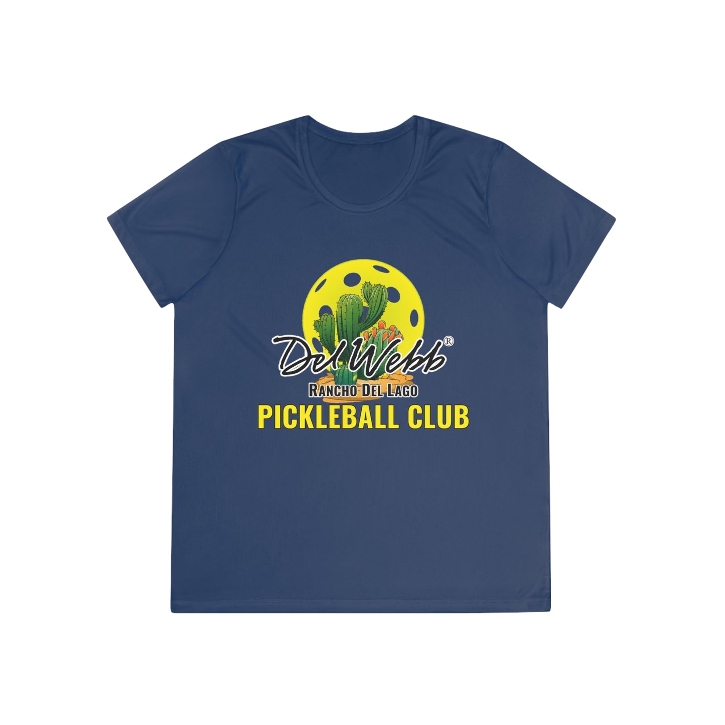 Del Webb Pickleball - Moisture Wicking, SPF 40, Ladies Competitor Tee