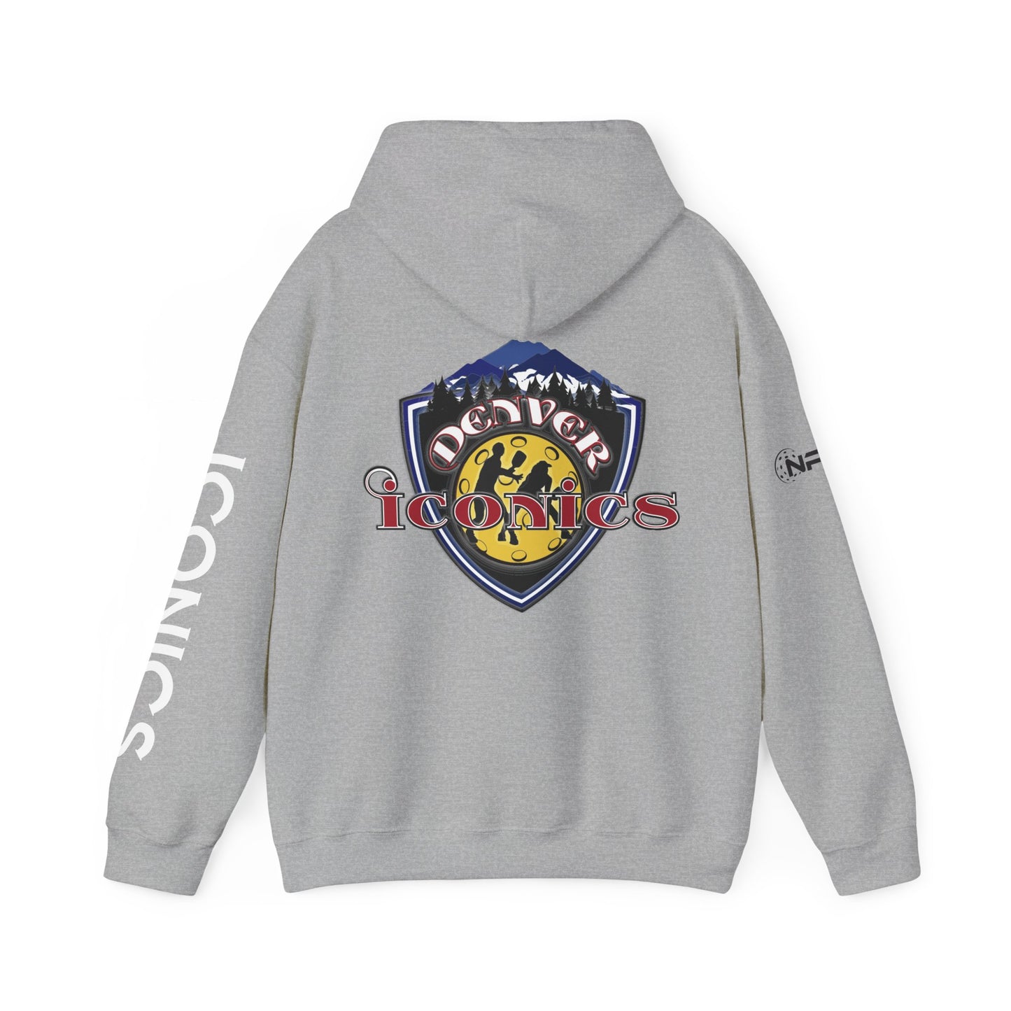 Denver Iconics NPL Team - 4 Sided Design - Unisex Hoodie (customize name)