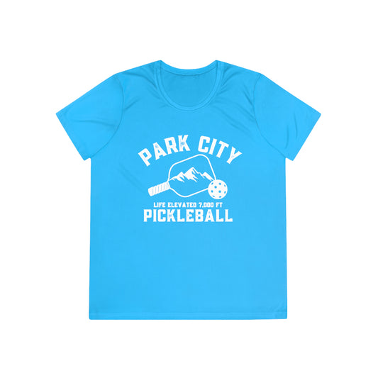 Park City Pickleball - SPF 40, Moisture Wicking - Ladies Competitor Tee