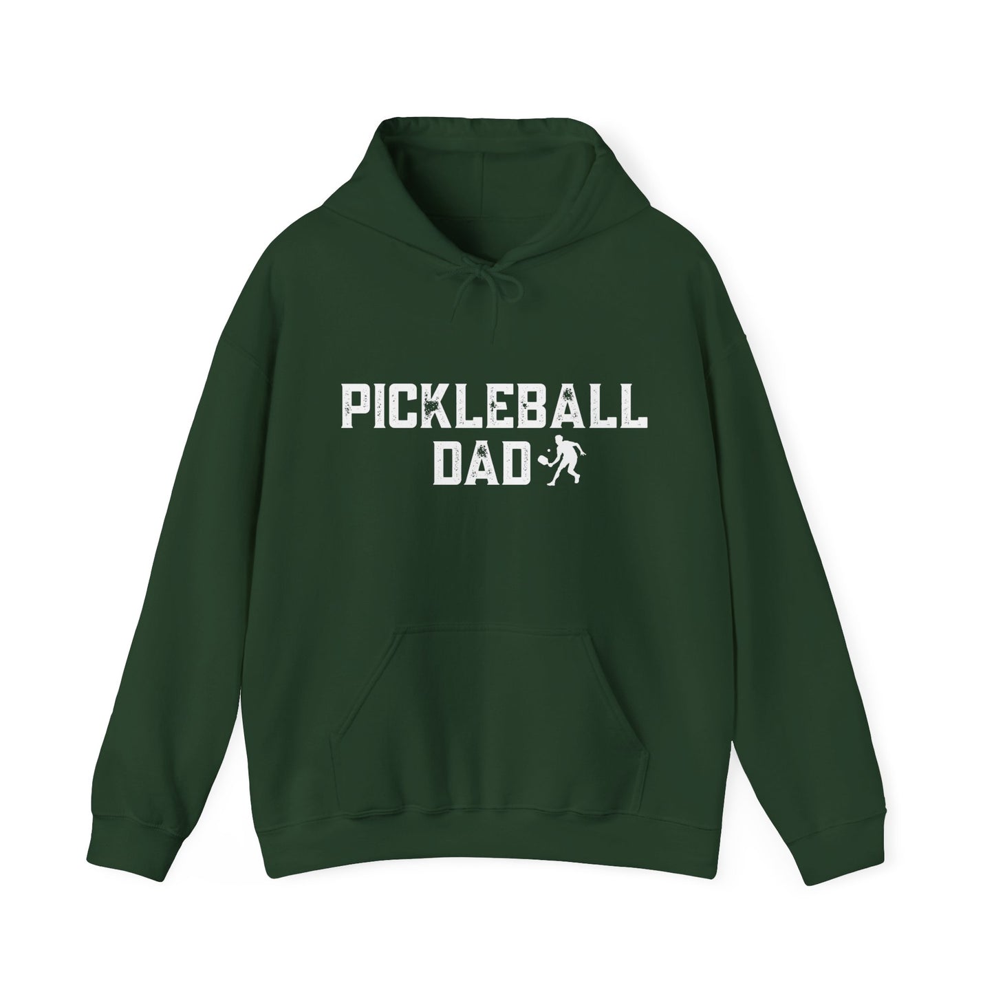 Pickleball Dad - Unisex 50/50 Hoodie (can customize name on sleeve or back)