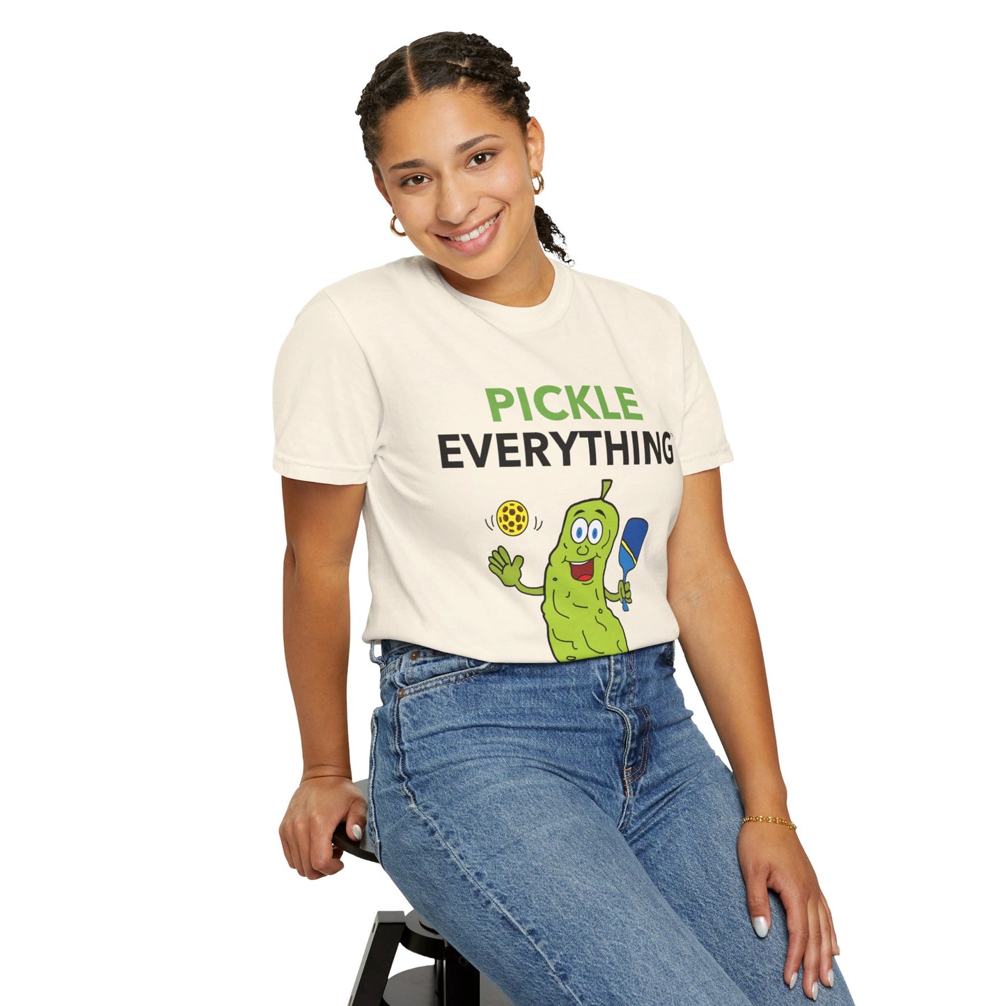Pickle Everything Unisex Garment-Dyed T-shirt