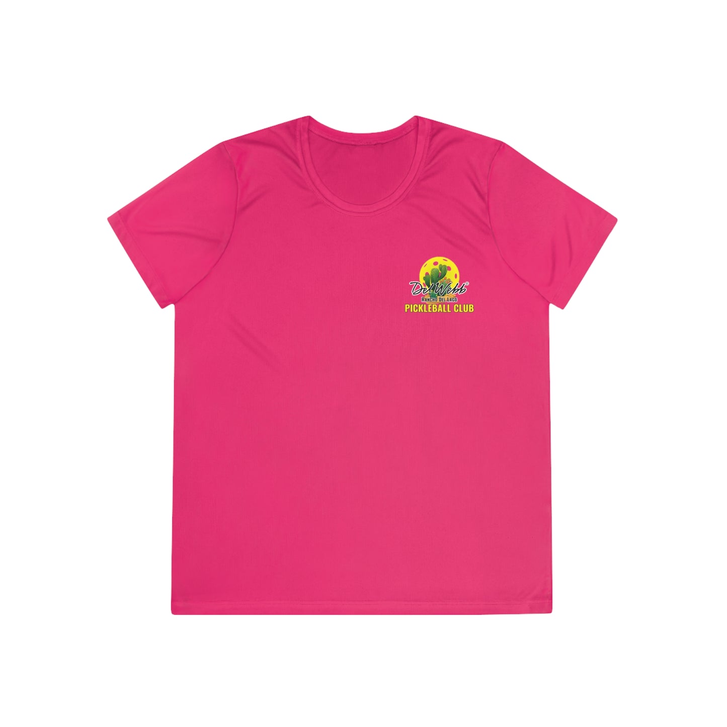 Del Webb Pickleball - Moisture Wicking, SPF 40, Ladies Competitor Tee