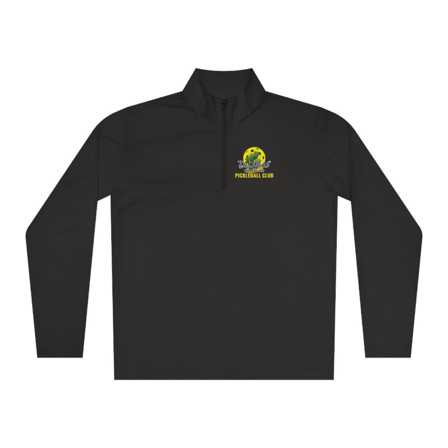 Del Webb Pickleball - Moisture Wicking SPF 40, Unisex Quarter-Zip Pullover