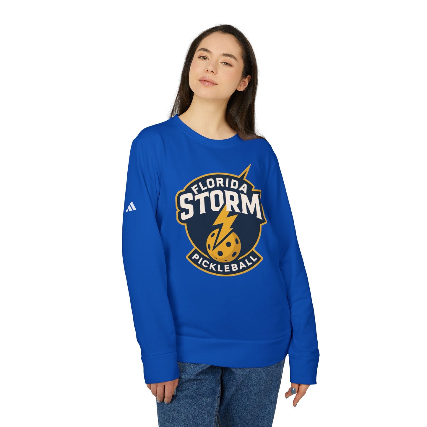 Florida Storm warmer Adidas Unisex Fleece Crew 2 sided