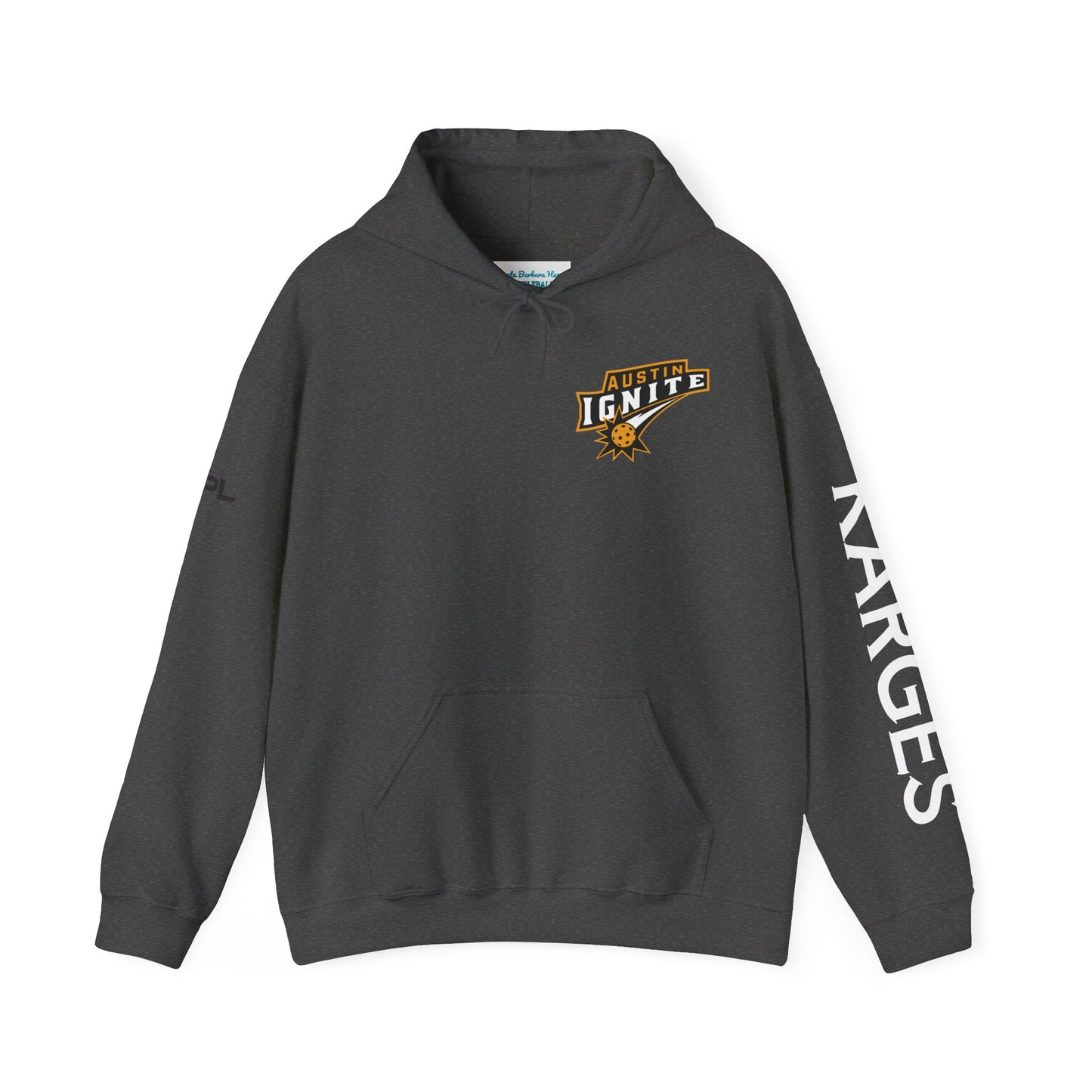 Austin Ignite NPL Team (All caps last name sleeve) Large logo back