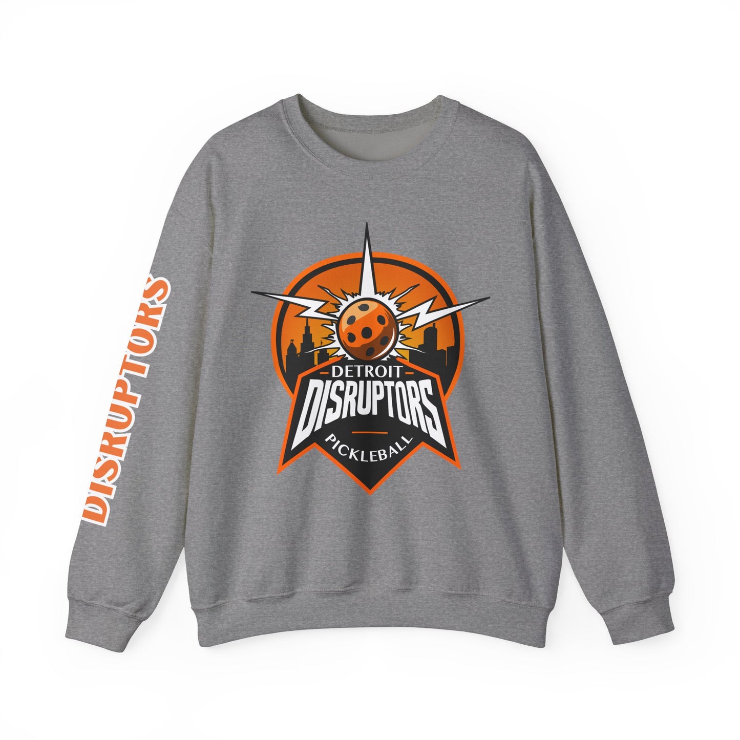 Detroit Disruptors Unisex Crew -Customize Sleeve or Back w/ Name- (add in instructions)