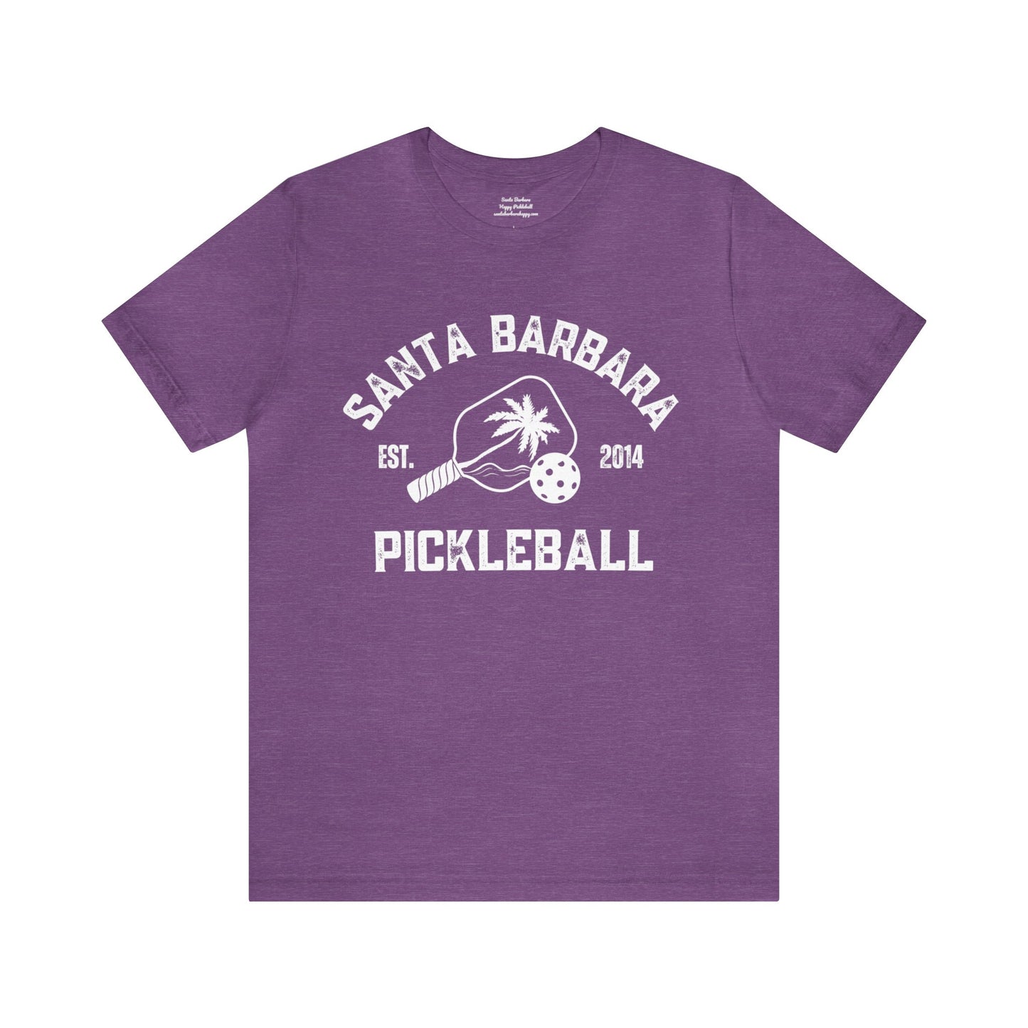 Santa Barbara Pickleball original - 2 day - Unisex 100% airline cotton Jersey Short Sleeve Tee