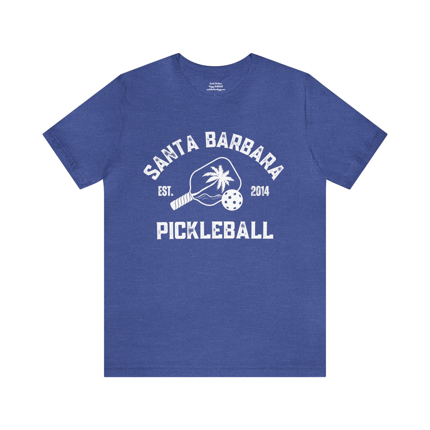 Santa Barbara Pickleball original - 2 day - Unisex 100% airline cotton Jersey Short Sleeve Tee