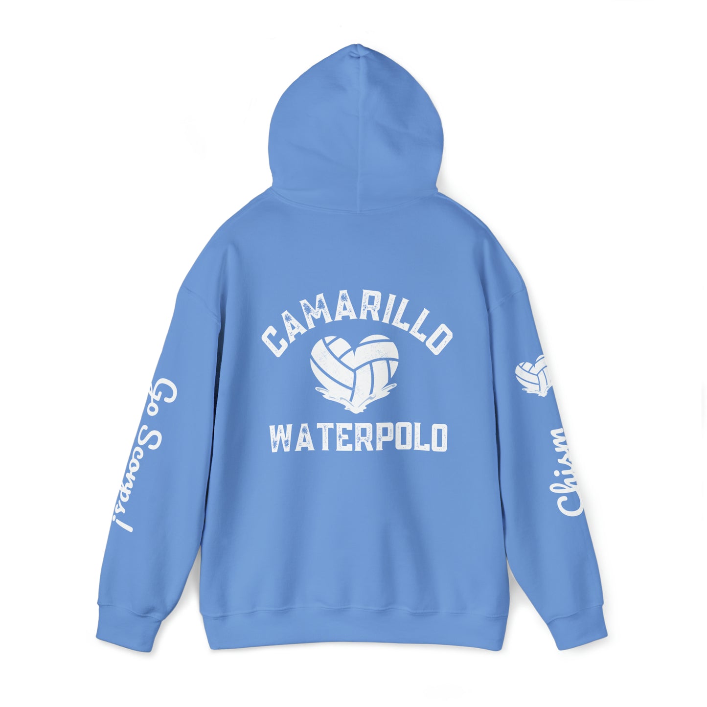 Chism Camarillo Waterpolo Hoodies - CUSTOMIZE any side - put in the notes of order