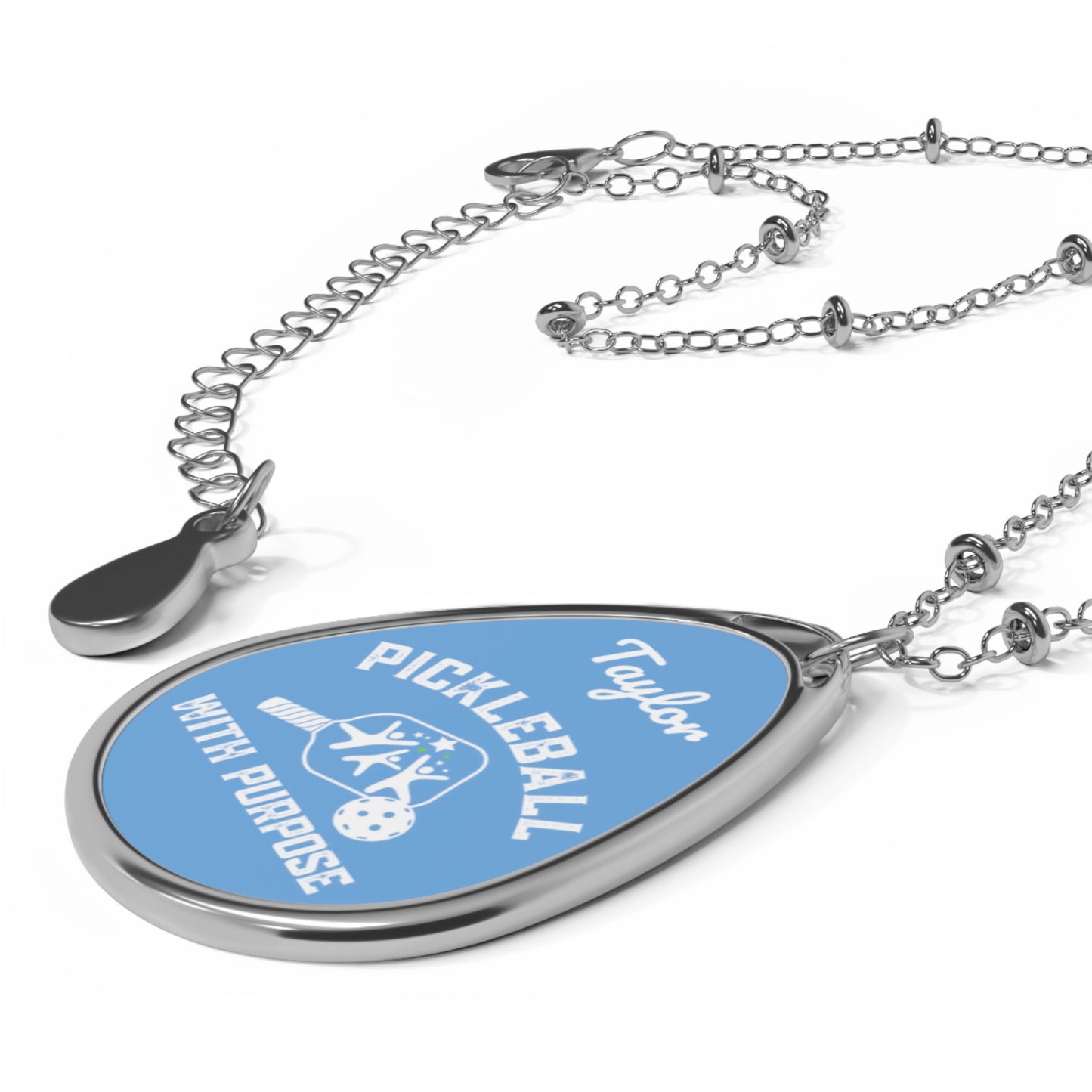 Pickle with Purpose - Oval Necklace (customized)