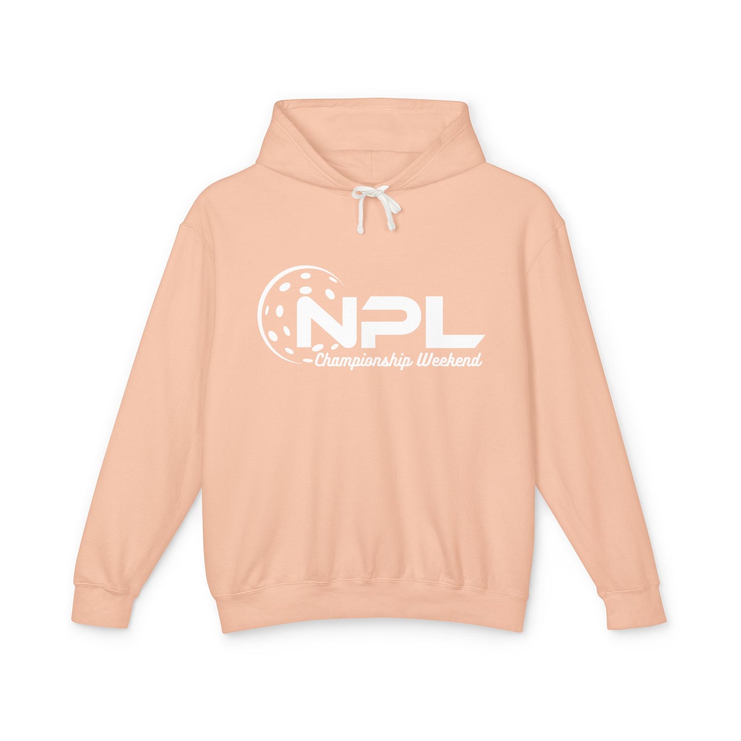 NPL Championship Weekend -Garment Dyed Unisex Lightweight Hoodie - Customize back