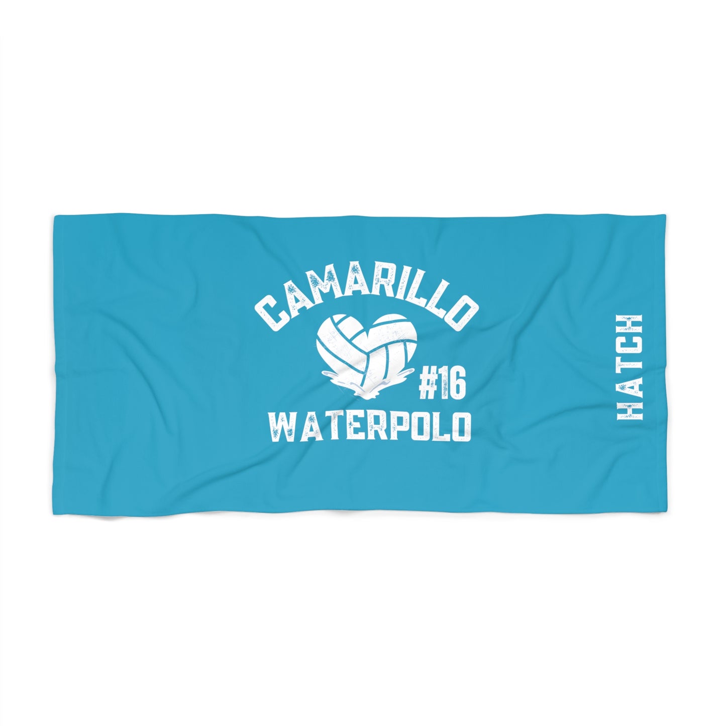 Camarillo Waterpolo Beach Towel - add name in special instructions