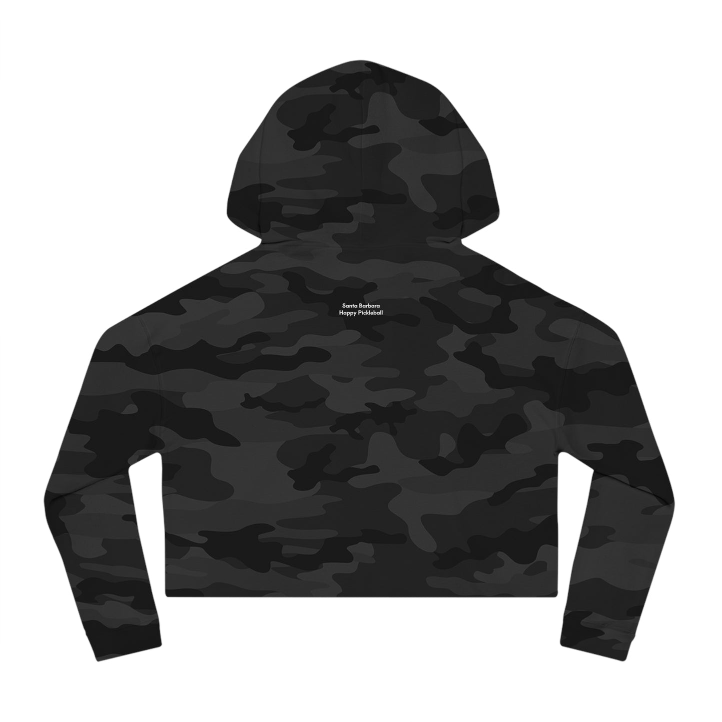 All you need is Love Camouflage Cropped Hoodie
