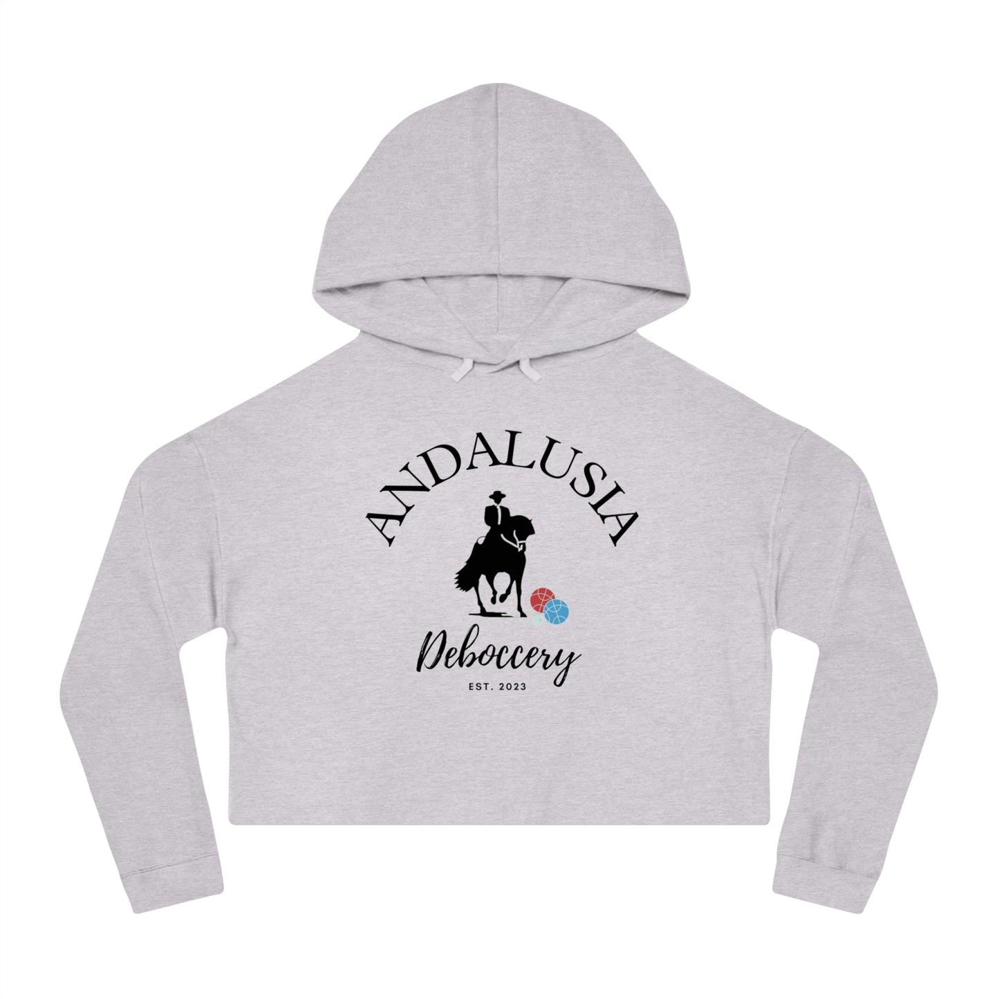 Andalusia Deboccery Women’s Cropped Hoodie -Independent 80% cotton/20% poly