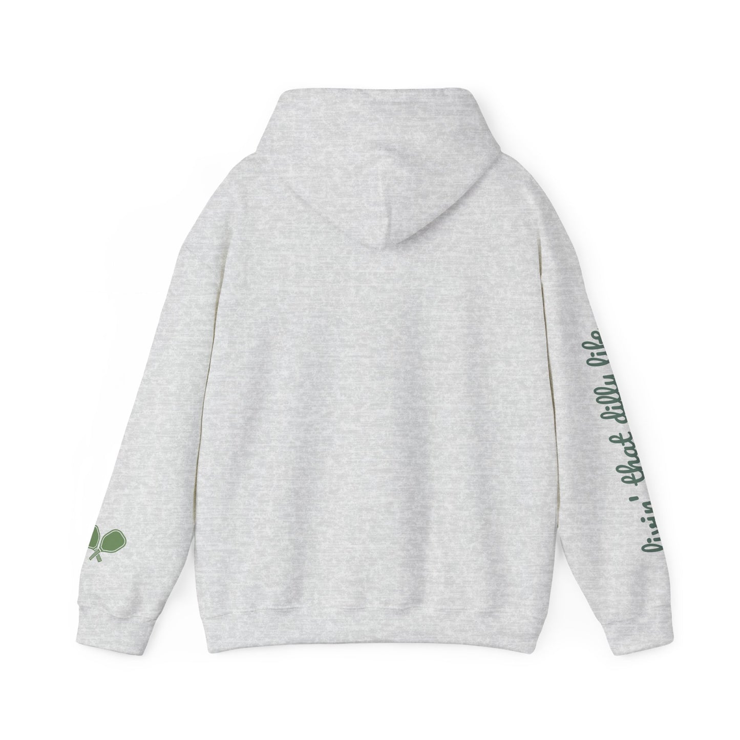 Kosher Pickleball Hoodie - Unisex Heavy Blend™ GREEN print Customize back free - add in instructions