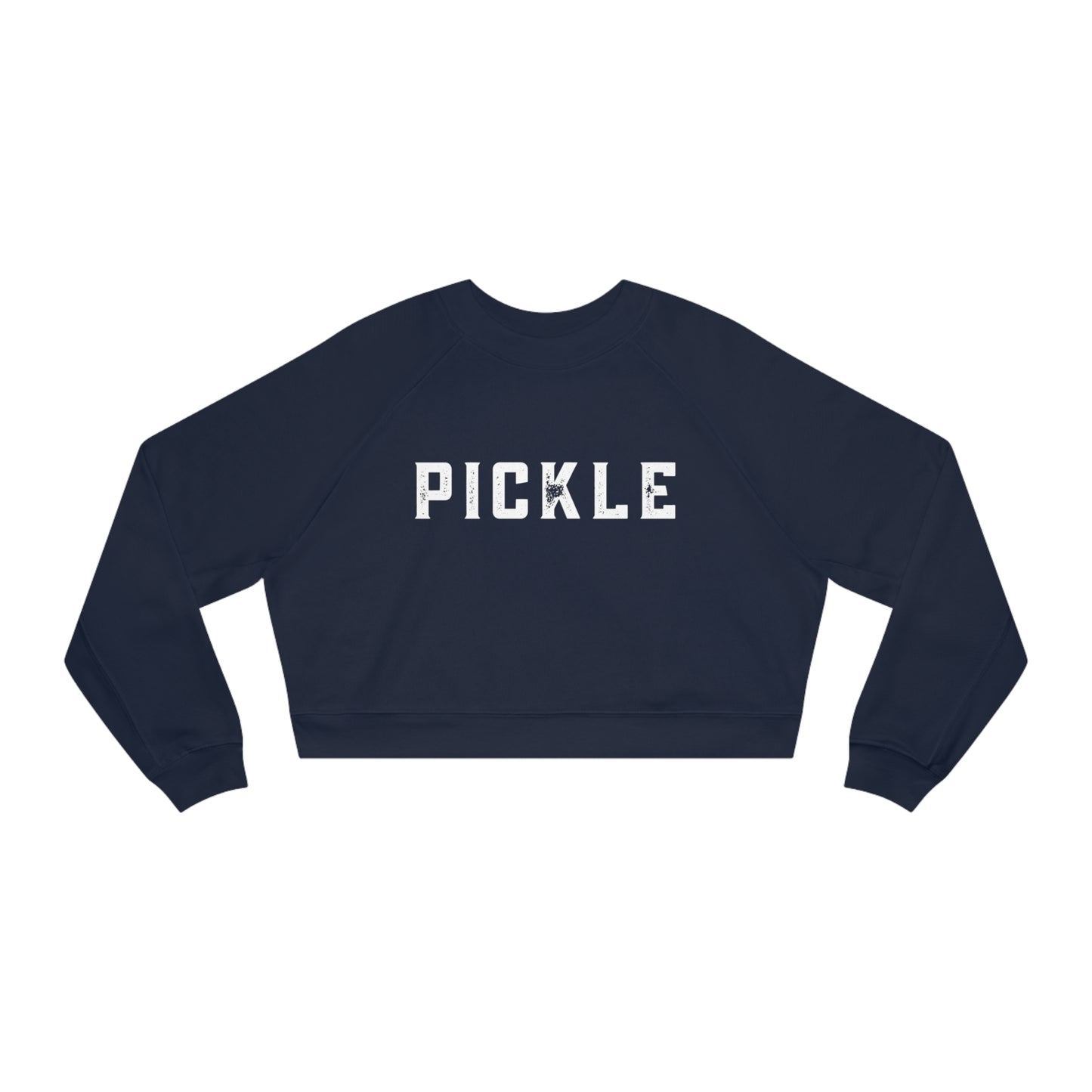 Pickle - Blue & White Distressed - Crop Crew