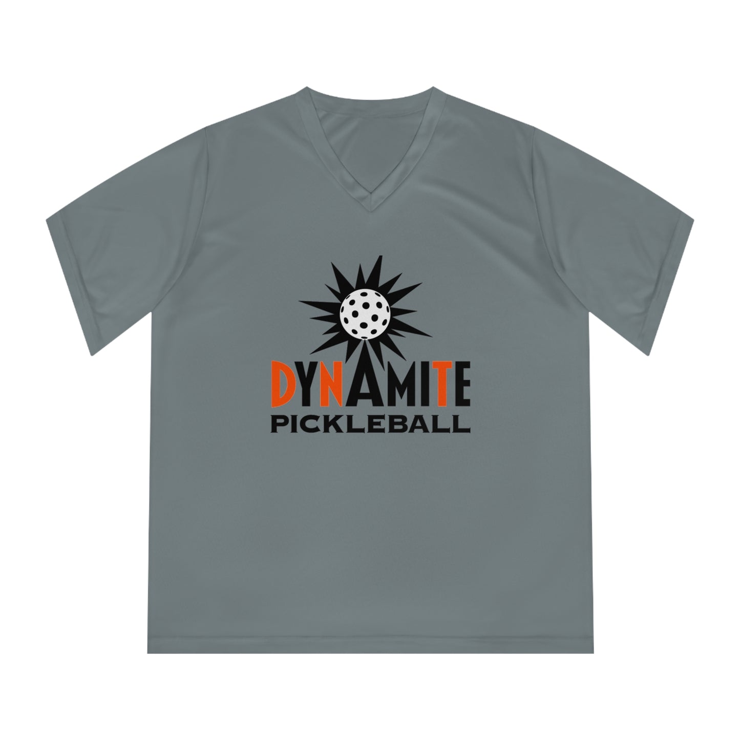 Dynamite Pickleball - Women's Performance V-Neck T-Shirt