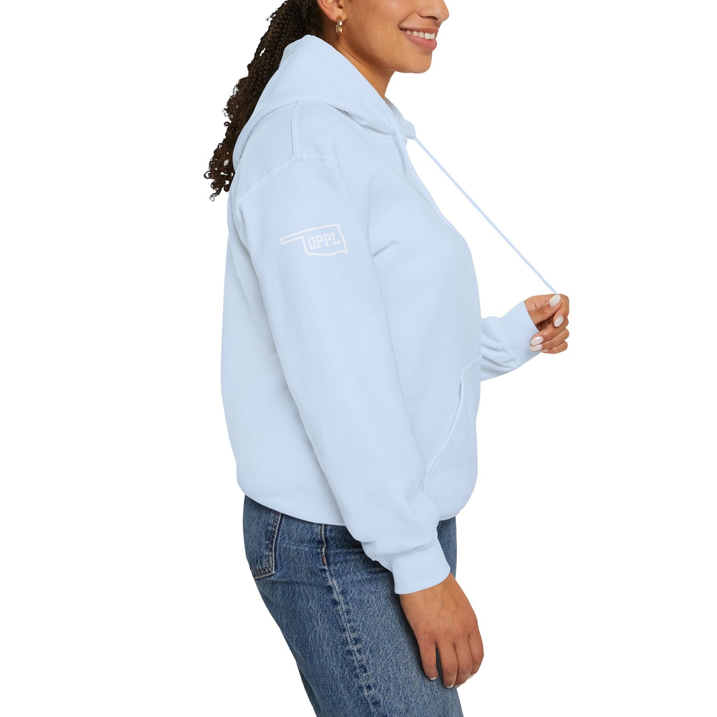 OPPL Unisex Heavy Blend™ Hoodie - (Blank Back) White/Pastels